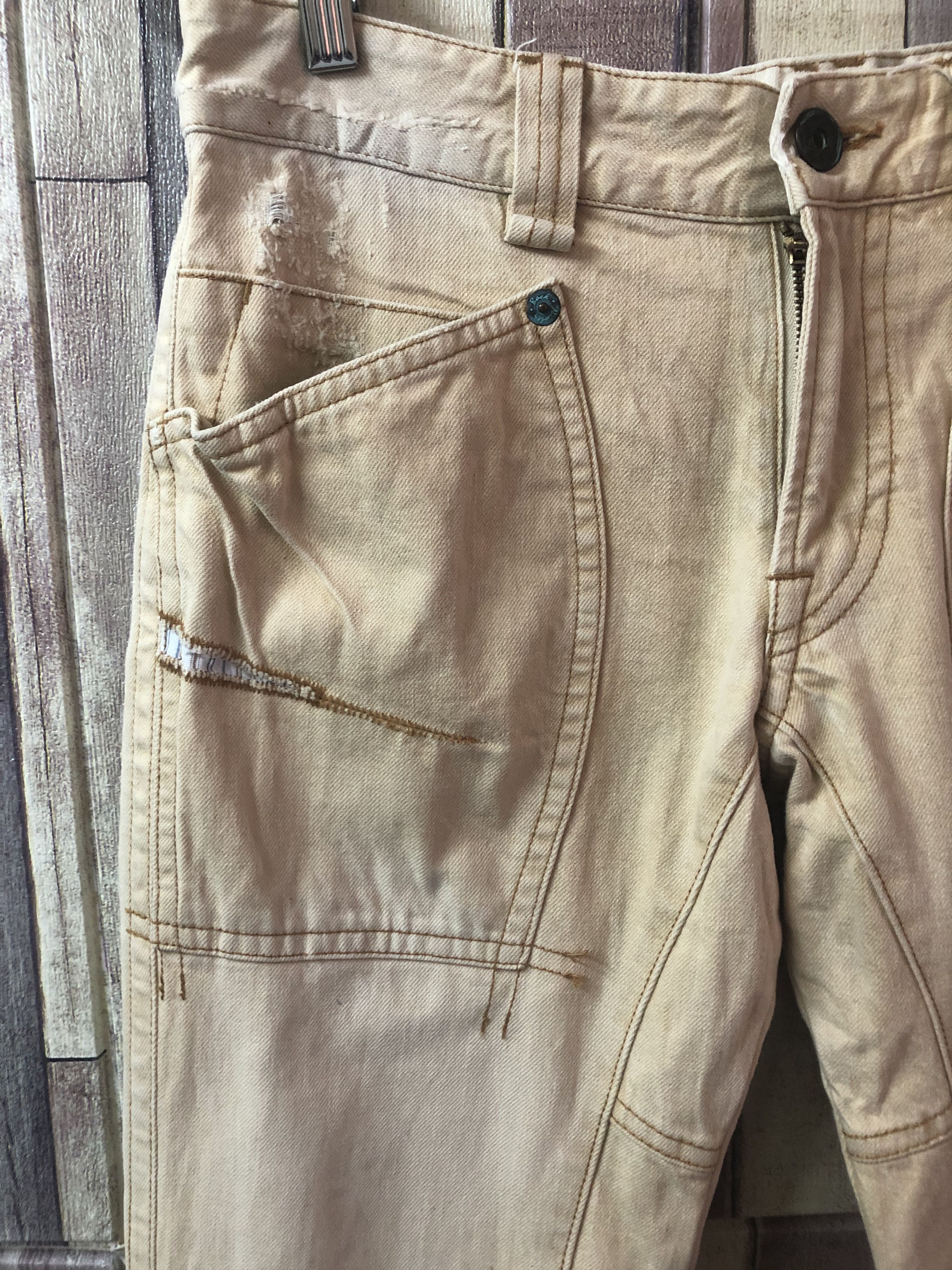 Japanese Brand × Vintage Japanese Brand Backnumber Sun Faded Denim Pants Size US 32 / EU 48 - 7 Thumbnail