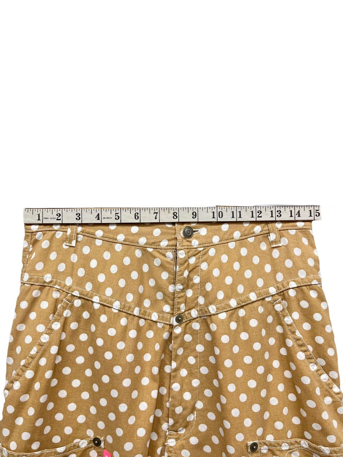 Issey Miyake ISSEY MIYAKE MERCIBEAUCOUP Polka Dot Drop Crotch Hemp Pants Size US 29 - 8 Thumbnail