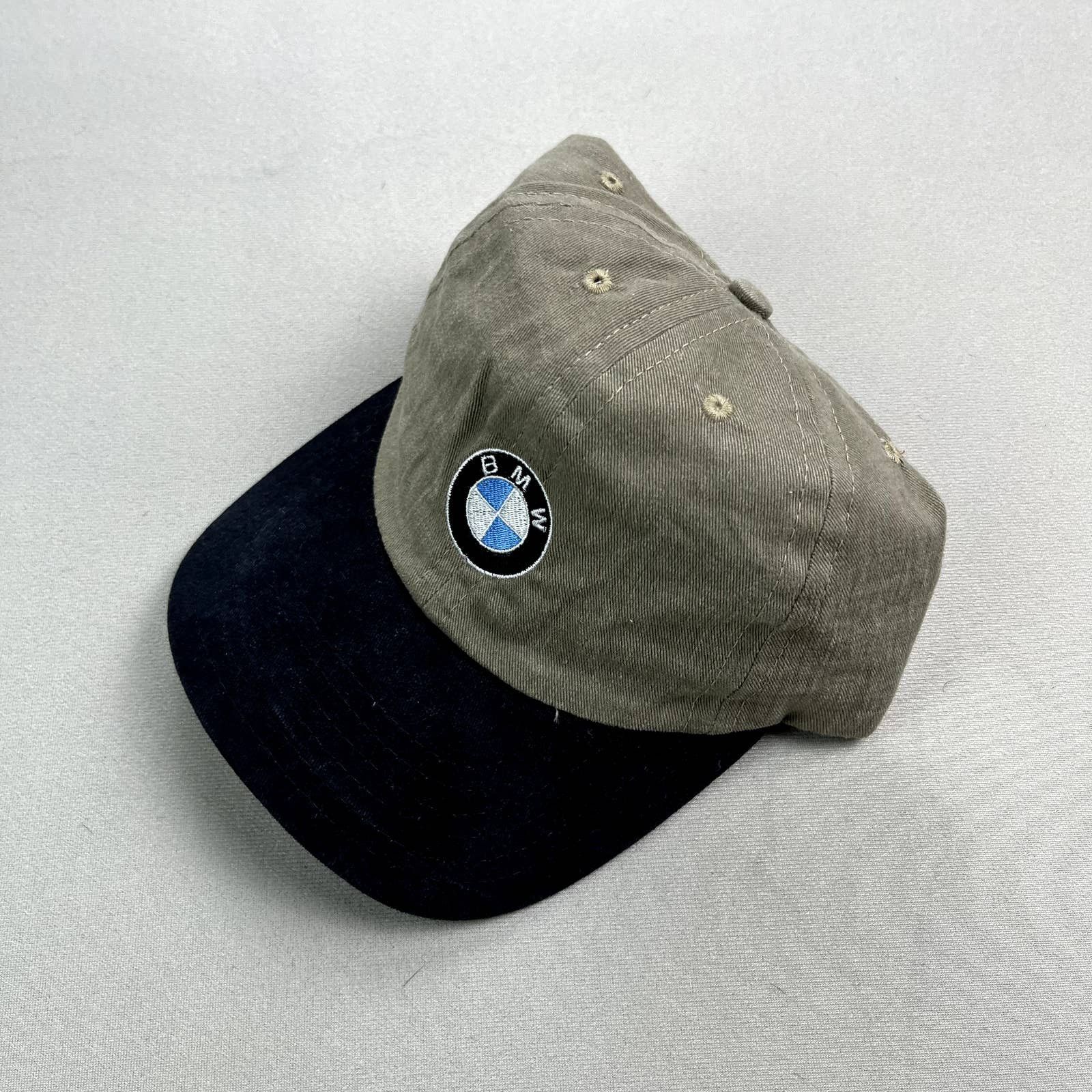 Bmw × Vintage Vintage BMW Hat Tan Racing Car Luxury Vehicle Made USA ...