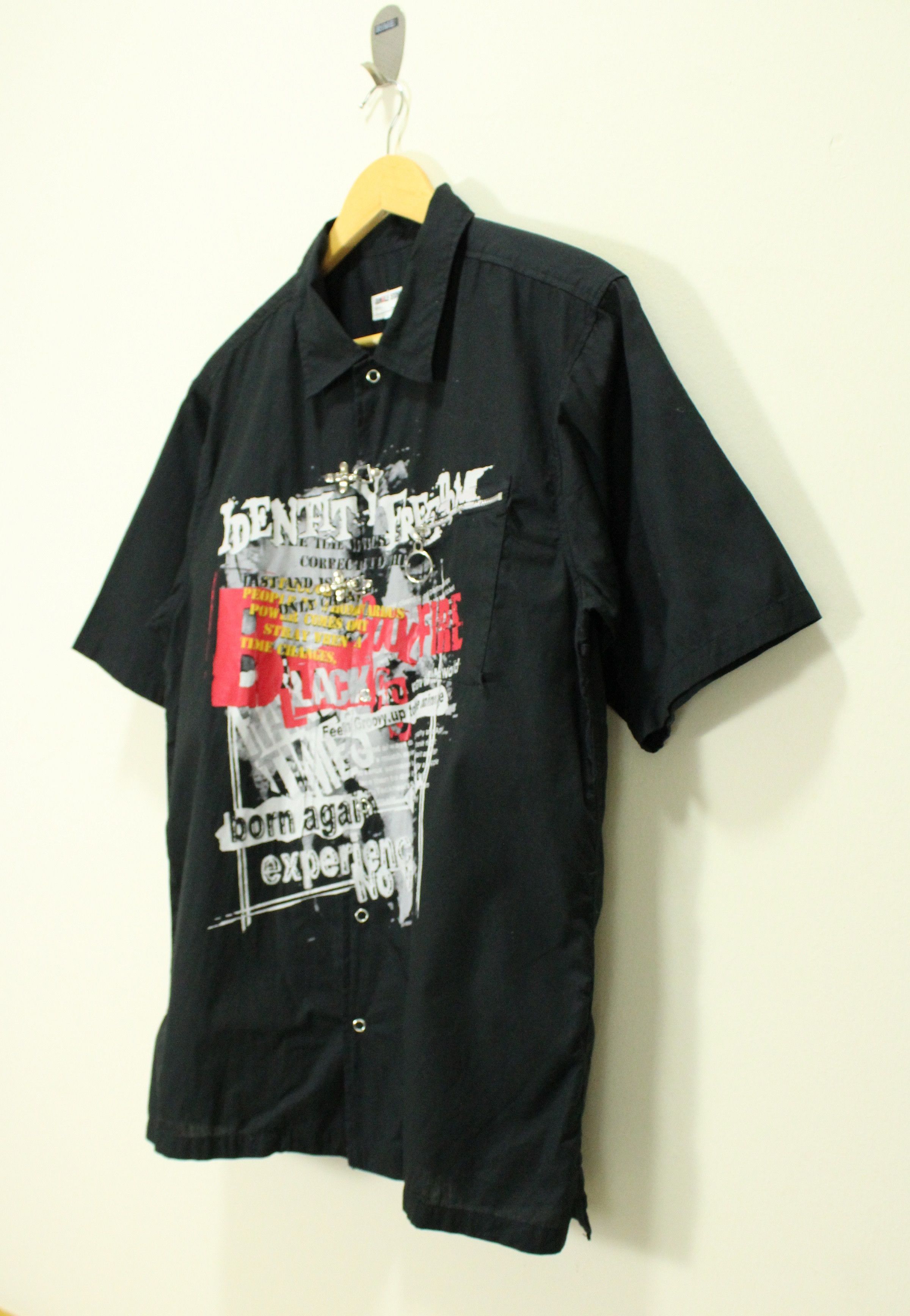 Hysteric Glamour × Japanese Brand × Tornado Mart JUNGLE STORM Shirt Punk Emo Grunge Skater Size US L / EU 52-54 / 3 - 4 Thumbnail