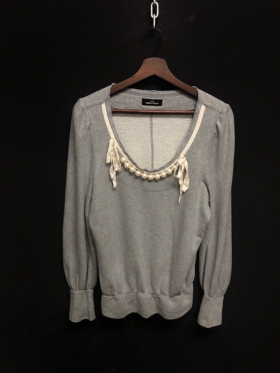 【tricot COMME des GARÇONS】Pearl sweater tricot COMME des GARÇONS】Pearl sweater - メルカリ