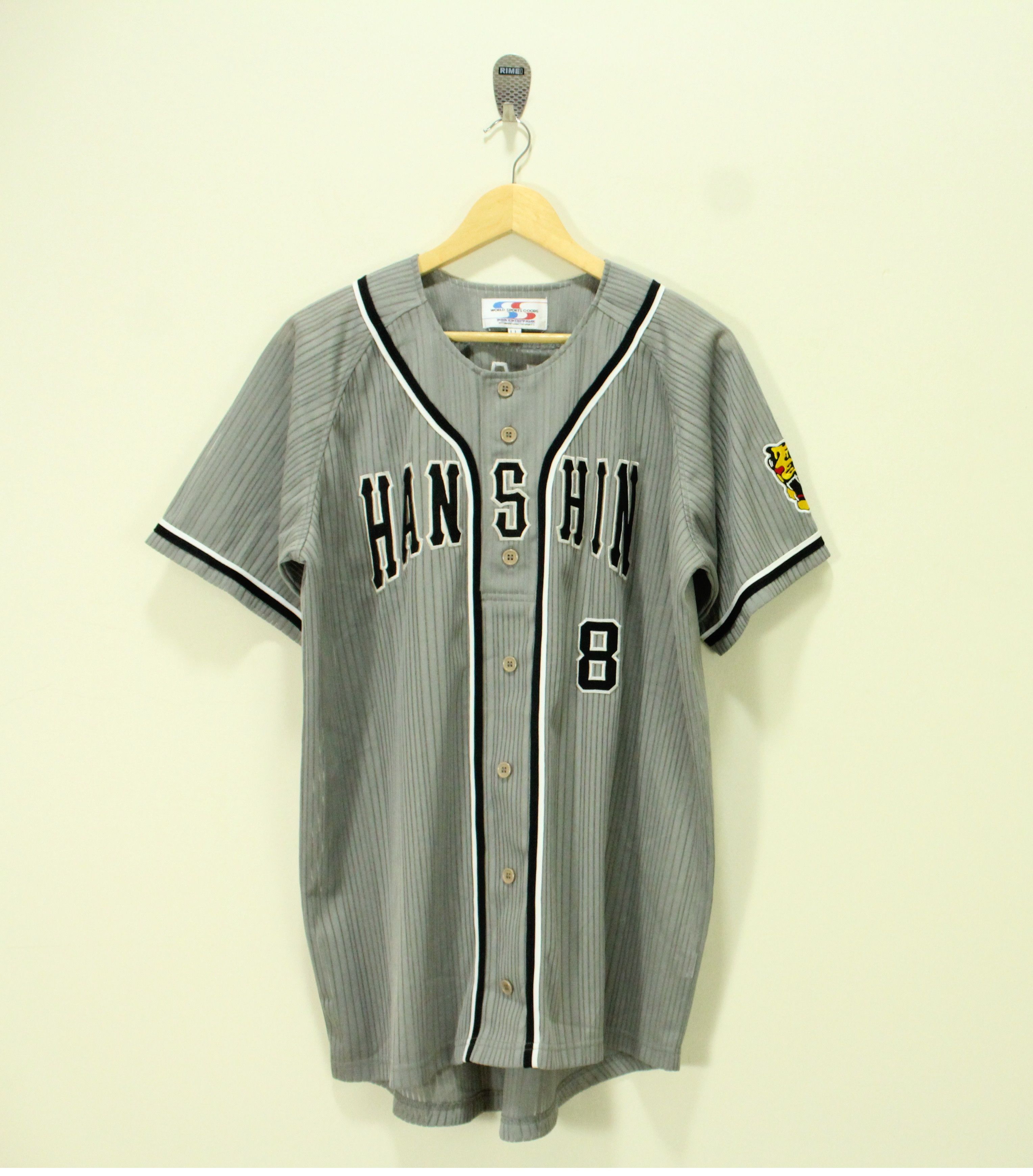 HANSHIN TIGERS Jersey T Shirt Mesh Pullover #8 Kataoka
