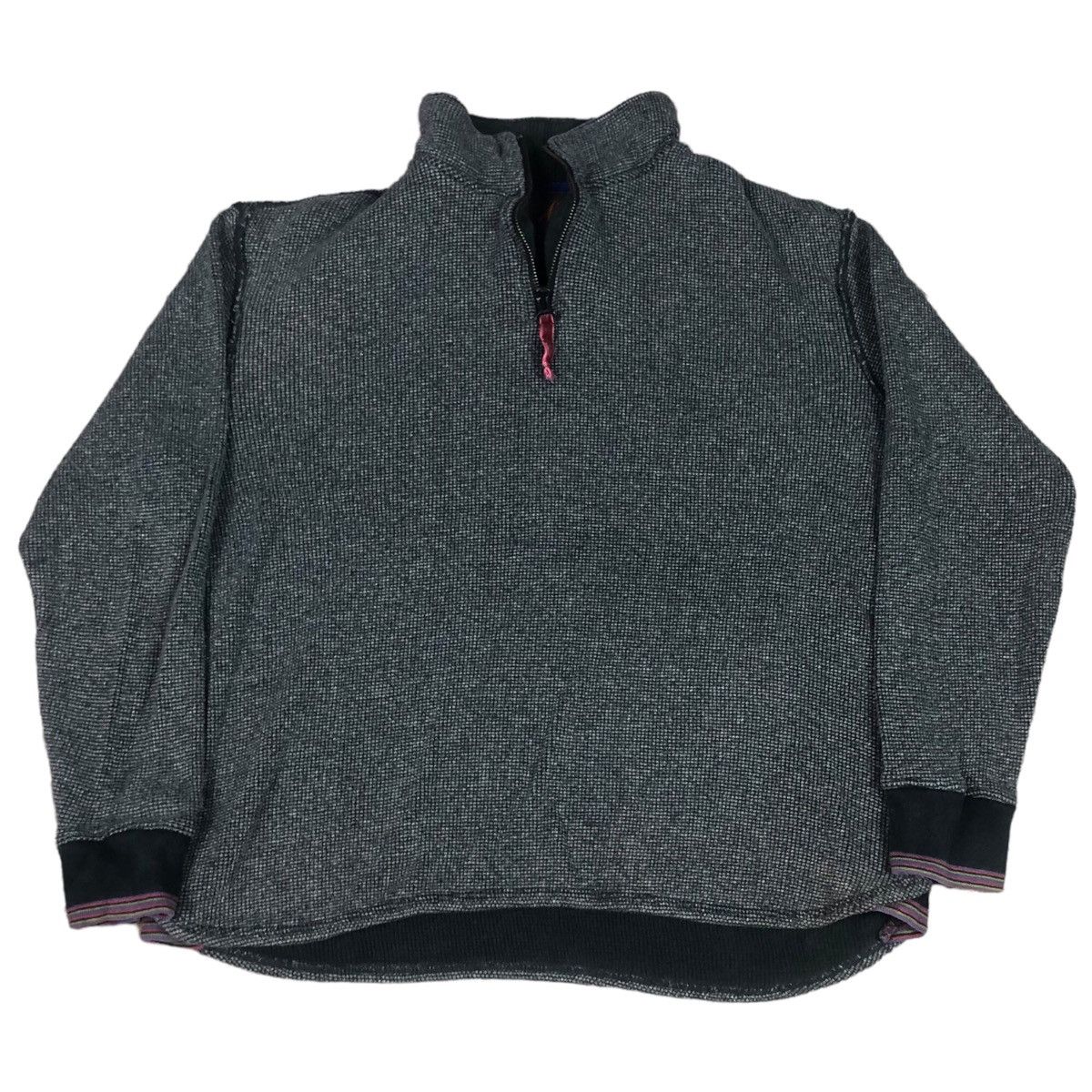 Robert Graham Robert Graham 1/4 Zip Gray Lightweight Sweater Adult Size L Size US L / EU 52-54 / 3 - 1 Thumbnail
