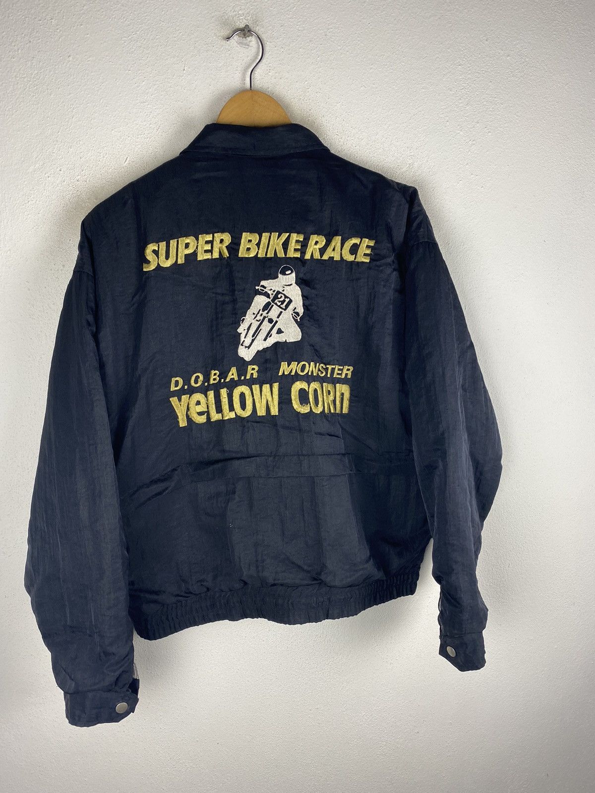 Vintage × YELLOW CORN YELLOW CORN KENNY ROBERT SUPER BIKE RACE JACKET Size US L / EU 52-54 / 3 - 4 Thumbnail