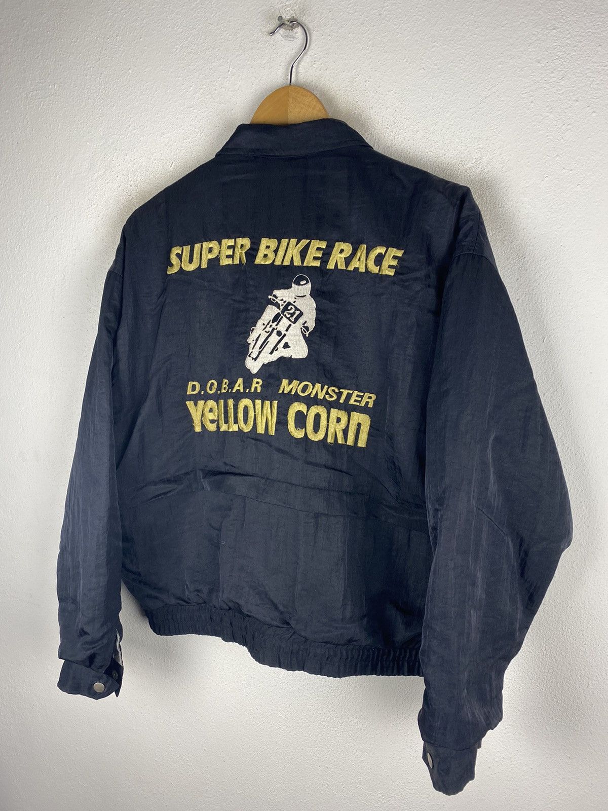 Vintage × YELLOW CORN YELLOW CORN KENNY ROBERT SUPER BIKE RACE JACKET Size US L / EU 52-54 / 3 - 7 Thumbnail