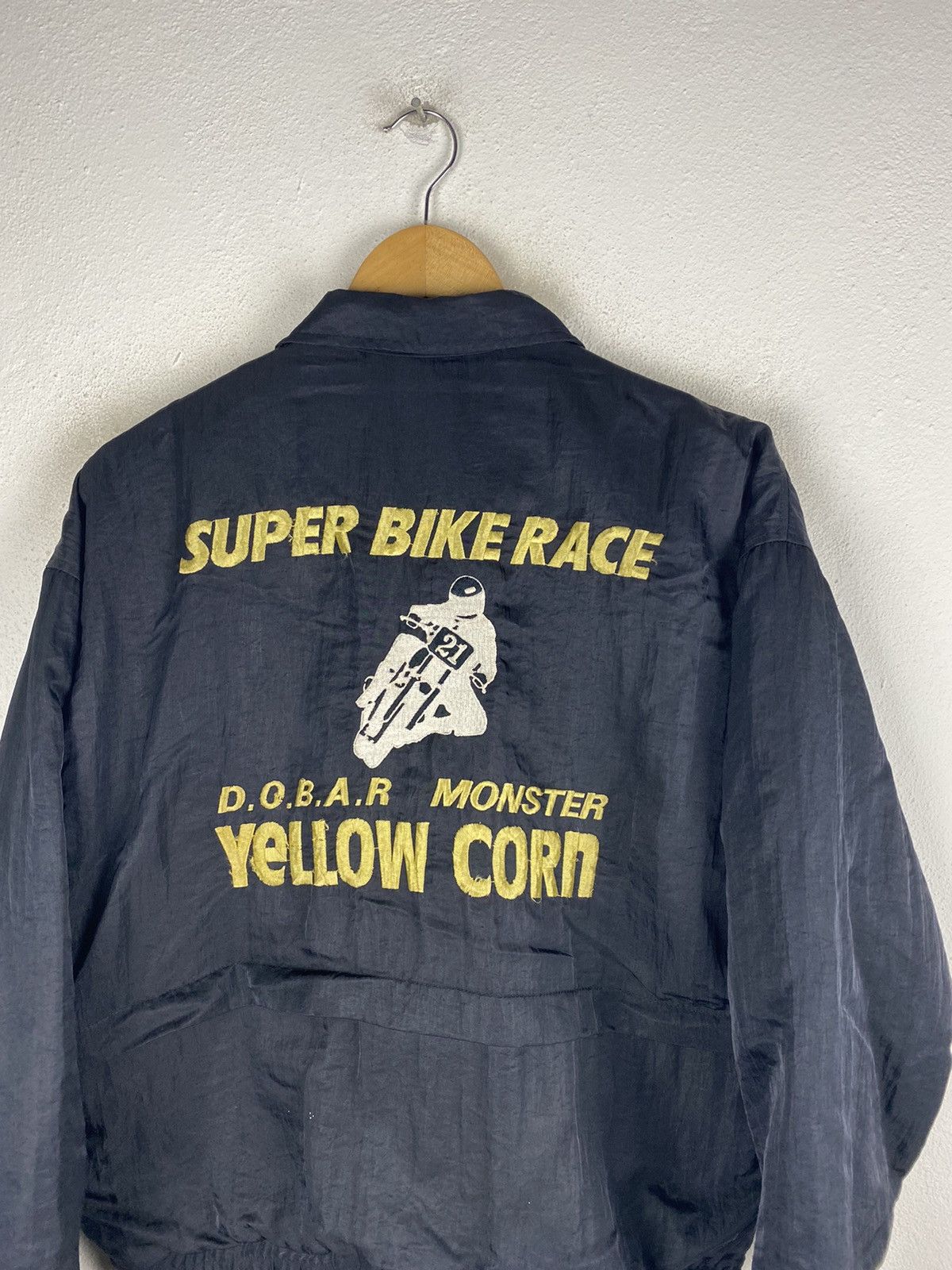 Vintage × YELLOW CORN YELLOW CORN KENNY ROBERT SUPER BIKE RACE JACKET Size US L / EU 52-54 / 3 - 6 Thumbnail