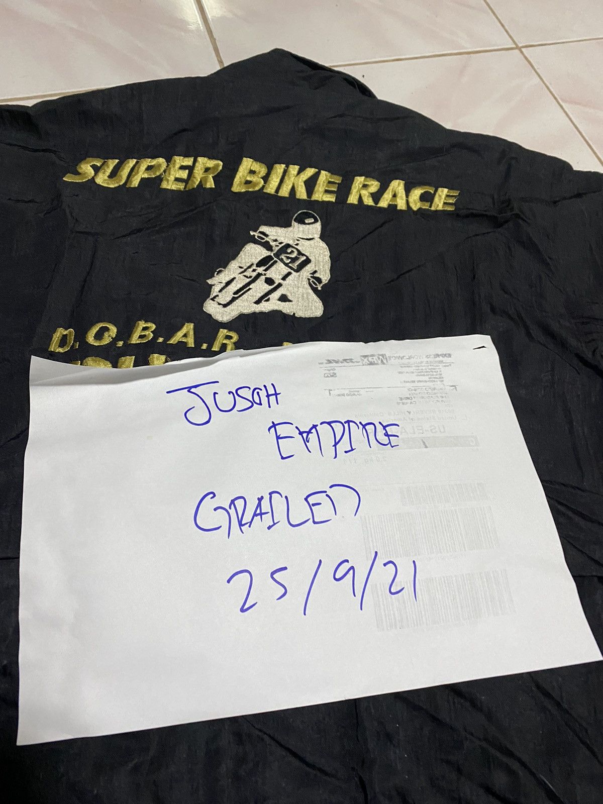 Vintage × YELLOW CORN YELLOW CORN KENNY ROBERT SUPER BIKE RACE JACKET Size US L / EU 52-54 / 3 - 13 Thumbnail