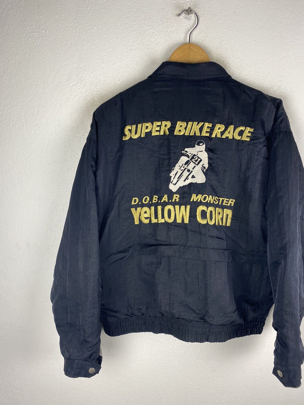 Vintage × YELLOW CORN YELLOW CORN KENNY ROBERT SUPER BIKE RACE JACKET Size US L / EU 52-54 / 3 - 5 Thumbnail