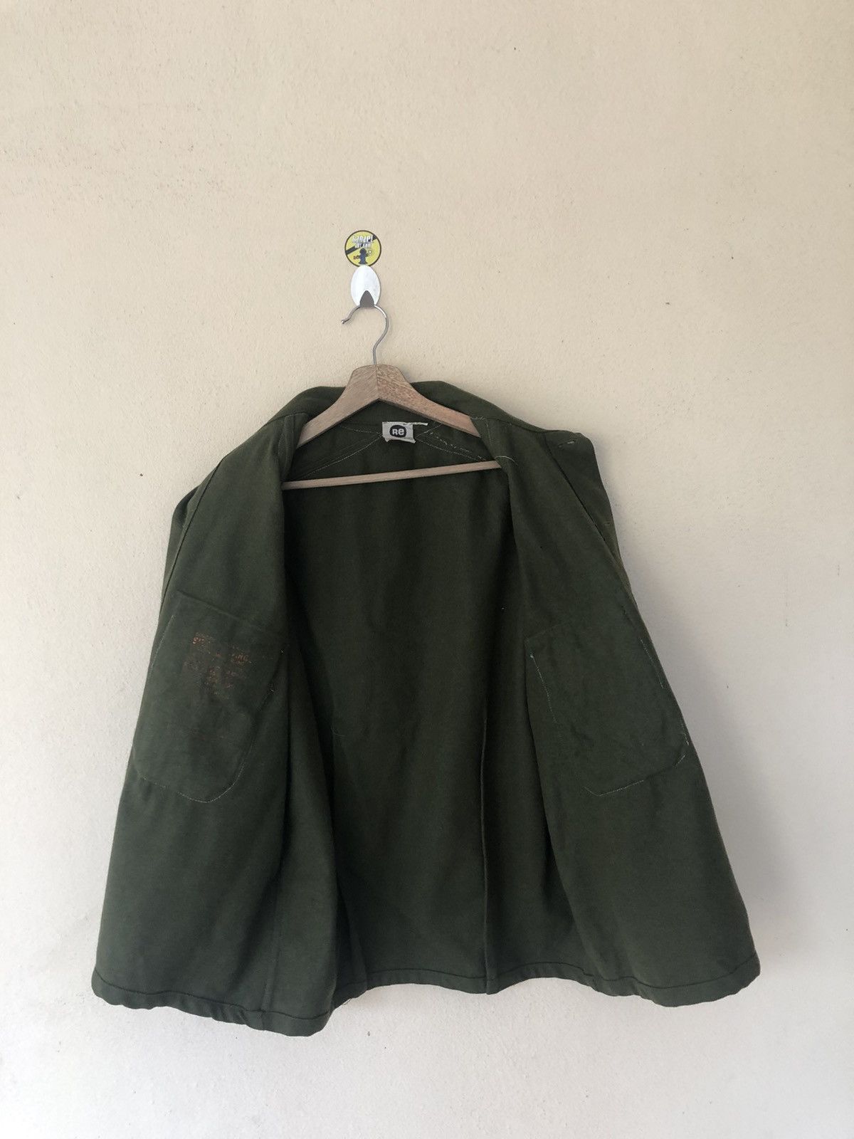 Japanese Brand RE Denim Hybrid Wool Army Jacket Size US L / EU 52-54 / 3 - 11 Thumbnail