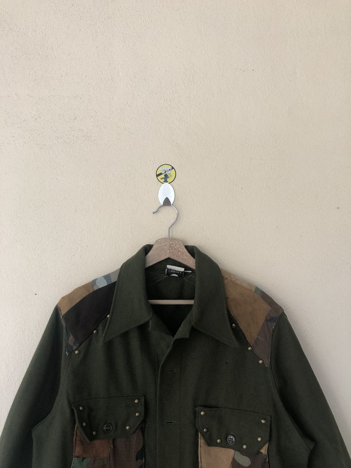 Japanese Brand RE Denim Hybrid Wool Army Jacket Size US L / EU 52-54 / 3 - 8 Thumbnail
