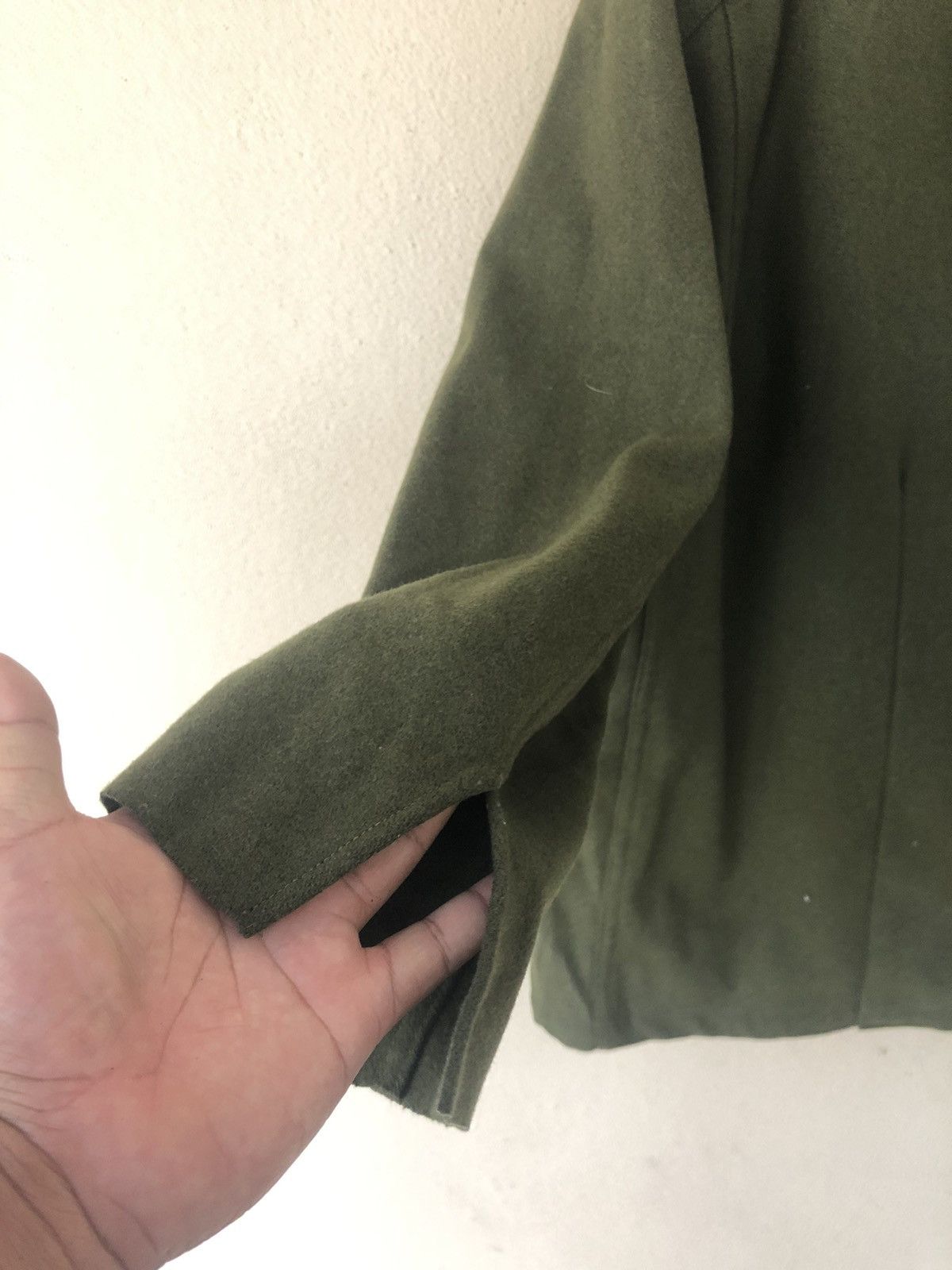 Japanese Brand RE Denim Hybrid Wool Army Jacket Size US L / EU 52-54 / 3 - 12 Thumbnail