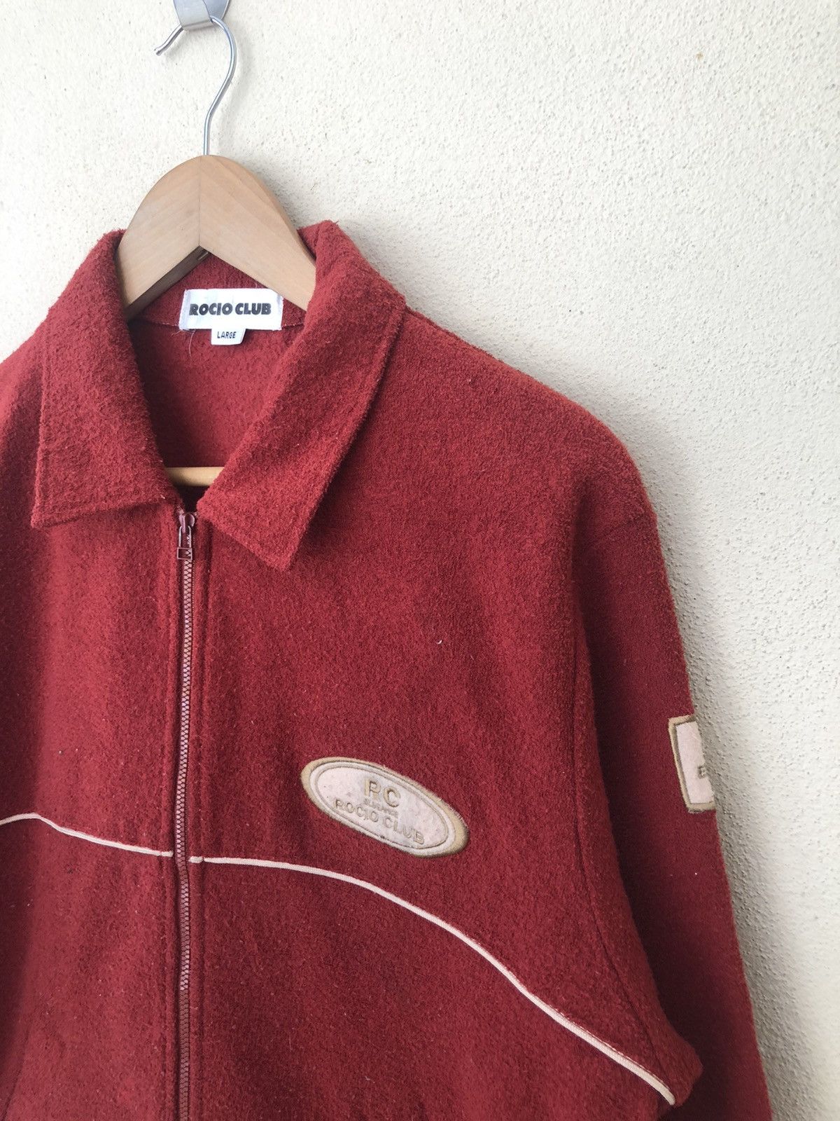 Japanese Brand × Vintage ROCIO CLUB RED FLEECE Size US L / EU 52-54 / 3 - 3 Thumbnail