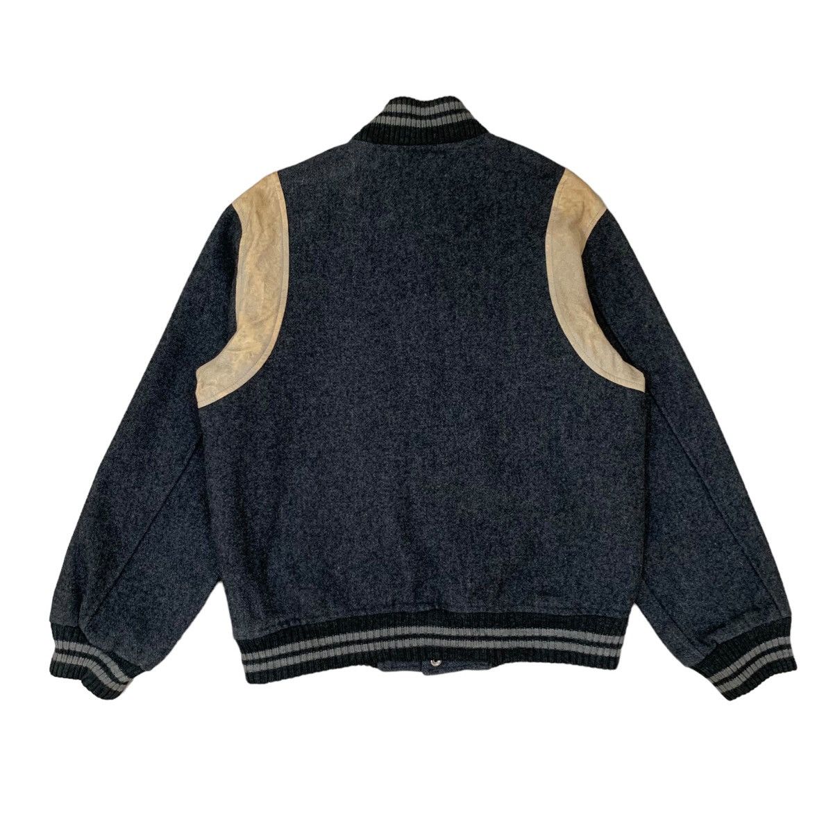 Vintage Vintage Basket Ball Club Wool Varsity Jacket Size US M / EU 48-50 / 2 - 2 Thumbnail