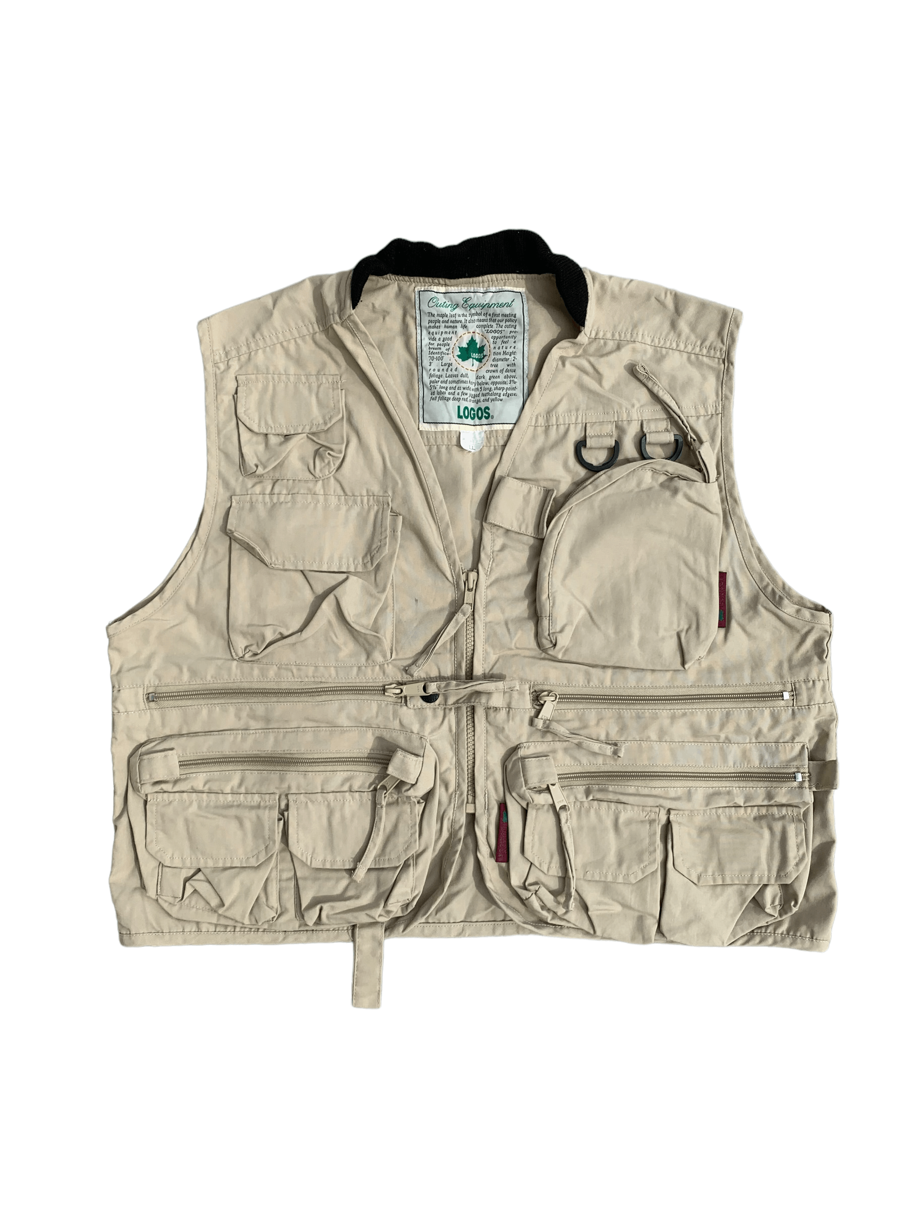 Vintage Logos Multipocket Cargo Utility Vest