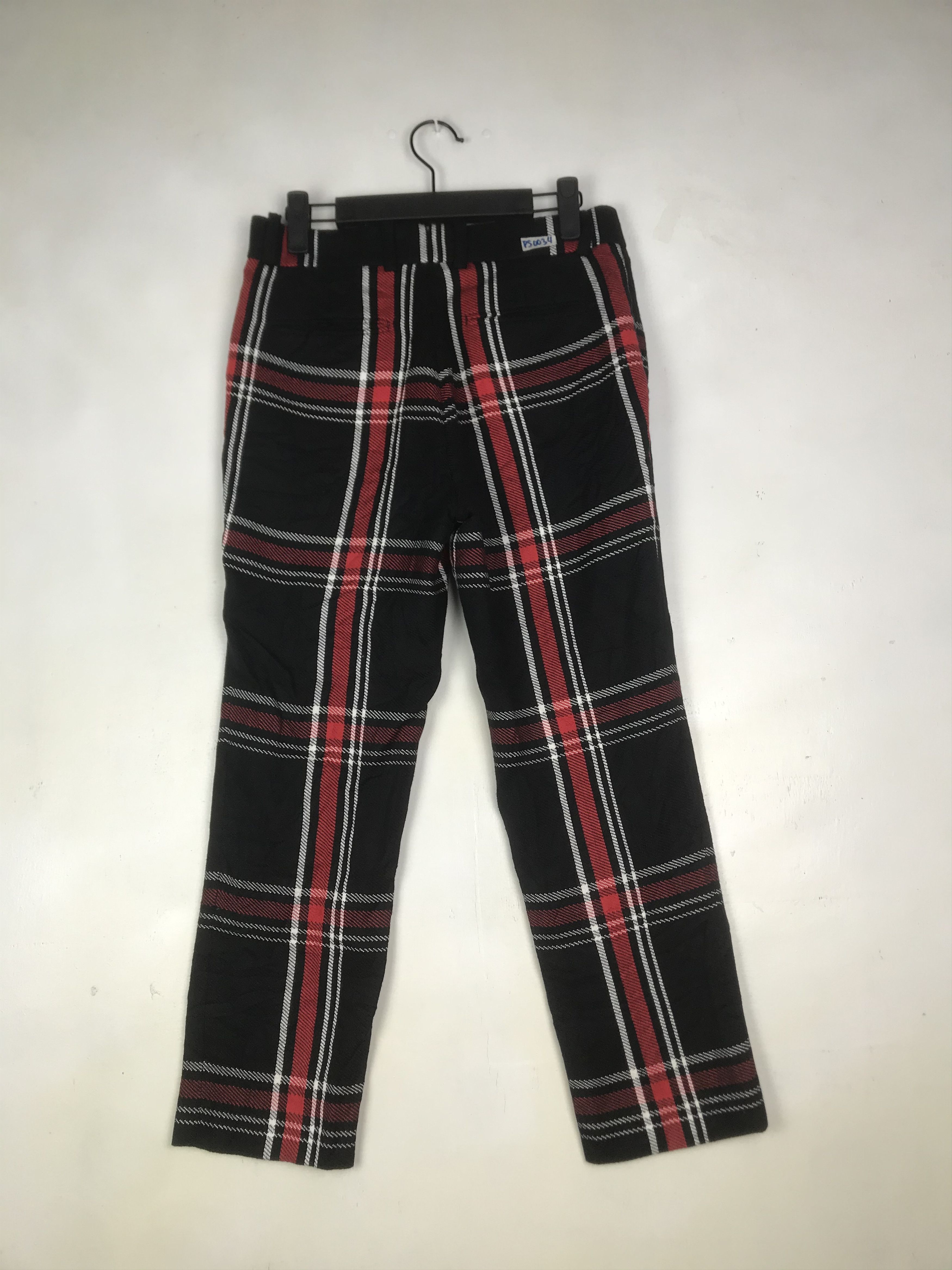 Japanese Brand DRESSTERIOR CHECKERED CROP PANT Size US 30 / EU 46 - 3 Thumbnail