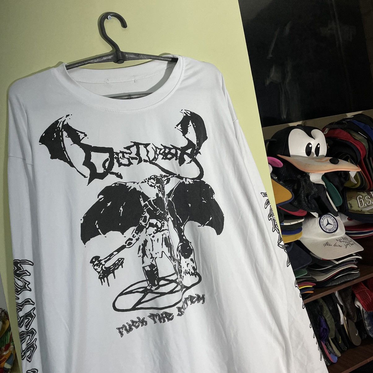Band Tees Vintage Y2K 90s Fuck System Skulls Dead Face L Size US L / EU 52-54 / 3 - 4 Thumbnail