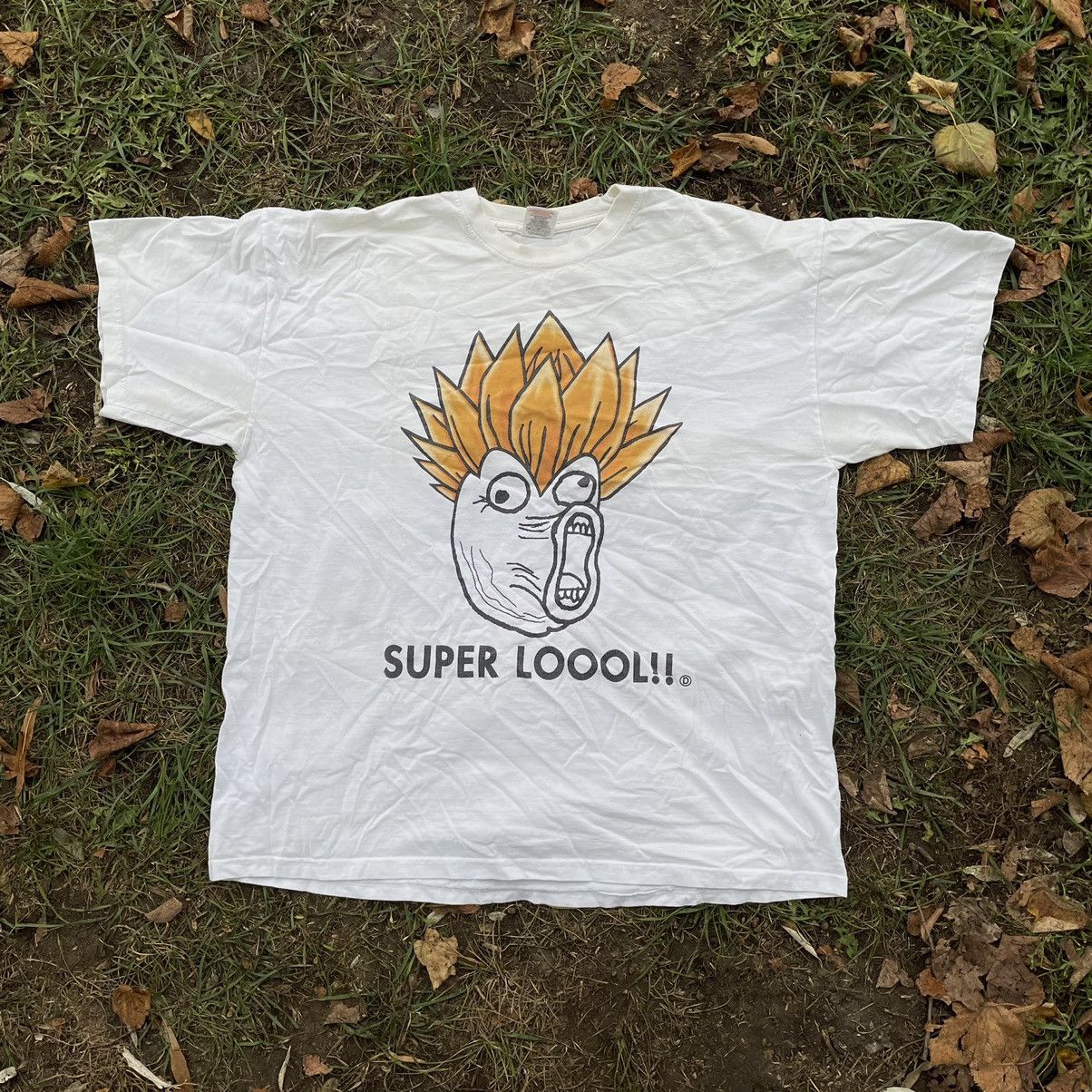 Vintage Y2K ADULT “ Super LoooL Meme “ Humor Tee