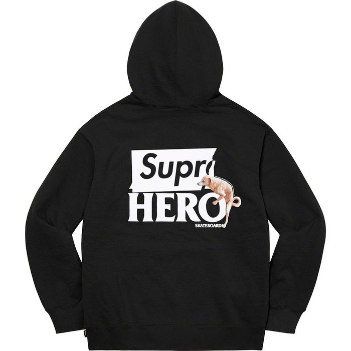 Supreme Supreme ANTIHERO Hooded Sweatshirt Black XL | Grailed