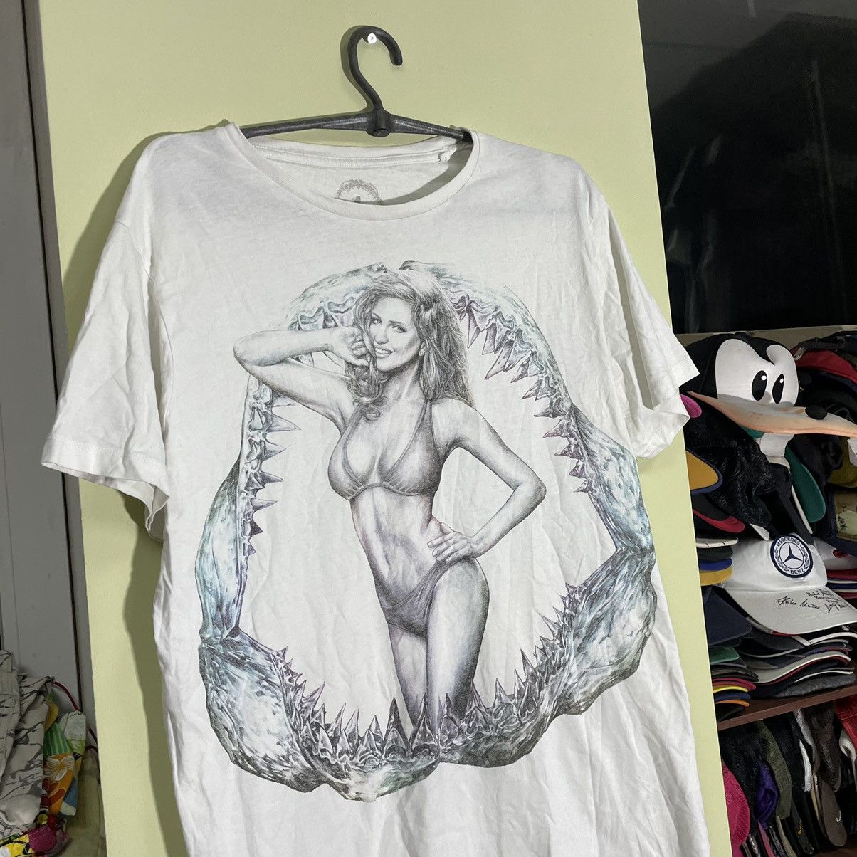 Vintage Vintage 90s Sun Faded Graphic Tee Y2K Grunge Baggy Punk M Size US M / EU 48-50 / 2 - 2 Thumbnail