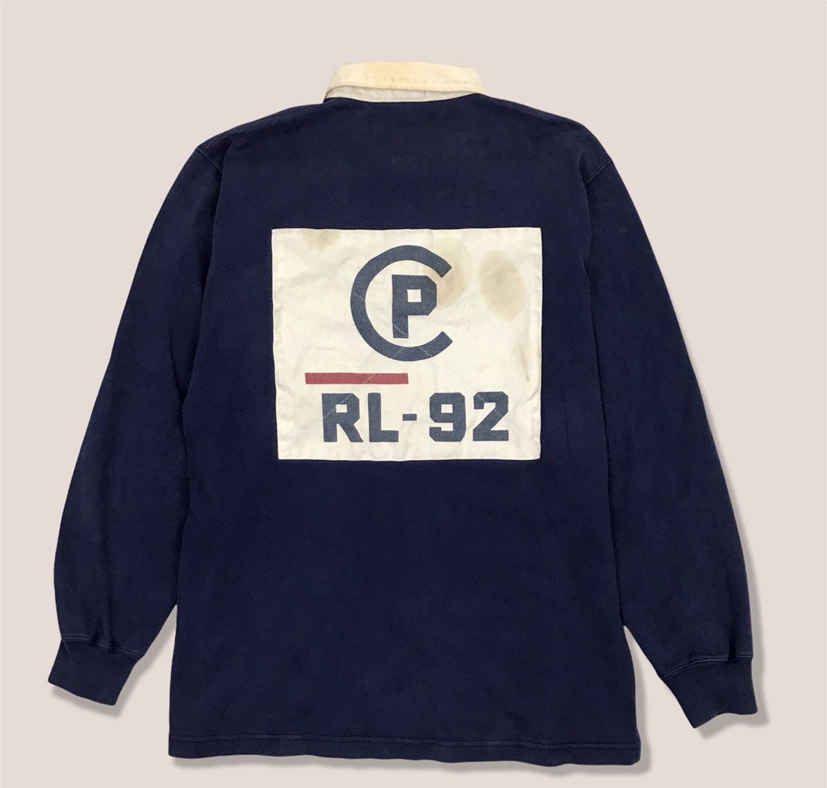Polo Ralph Lauren × Rugby Ralph Lauren × Vintage Vintage Polo Ralph Lauren RL-92 Rugby Shirt Size US L / EU 52-54 / 3 - 1 Thumbnail