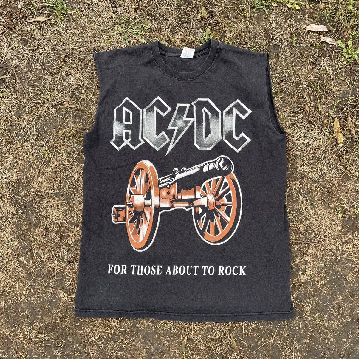 Vintage Vintage Y2K AC DC Band Tee Graphic Rock Grunge Boxy Faded M Size US M / EU 48-50 / 2 - 3 Thumbnail