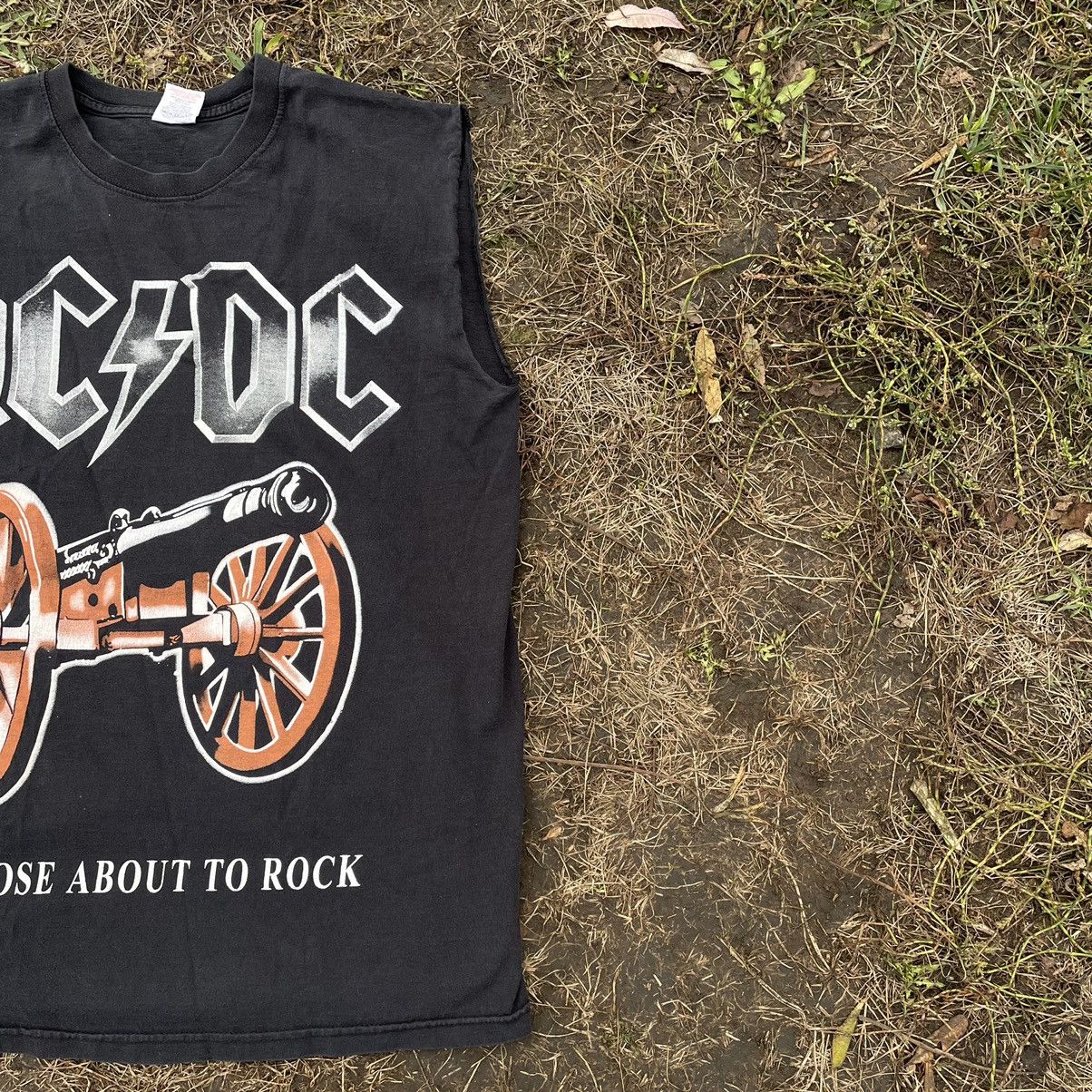 Vintage Vintage Y2K AC DC Band Tee Graphic Rock Grunge Boxy Faded M Size US M / EU 48-50 / 2 - 2 Thumbnail