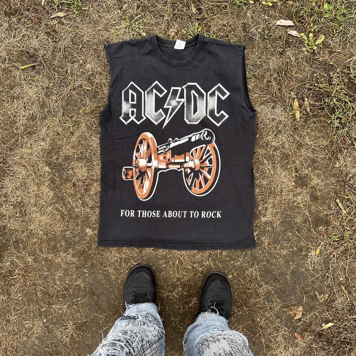 Vintage Vintage Y2K AC DC Band Tee Graphic Rock Grunge Boxy Faded M Size US M / EU 48-50 / 2 - 1 Thumbnail