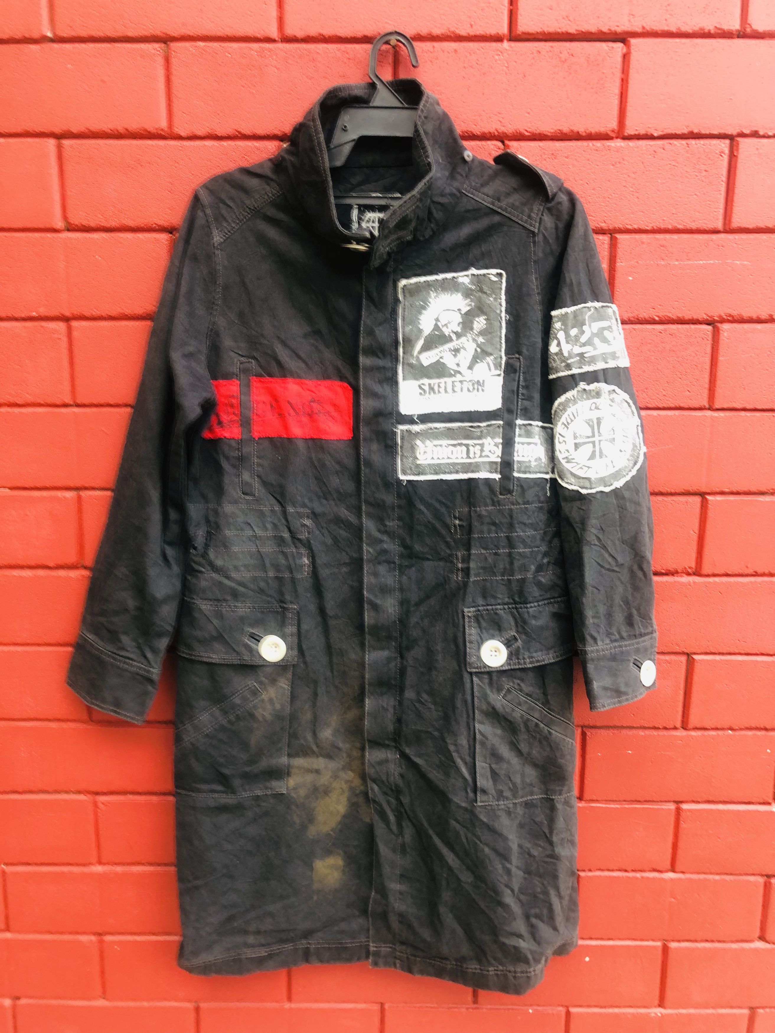 image of Vintage Algonquins Japanese Designer Fashion Style Jacket in Faded Black, Men's (Size Medium)