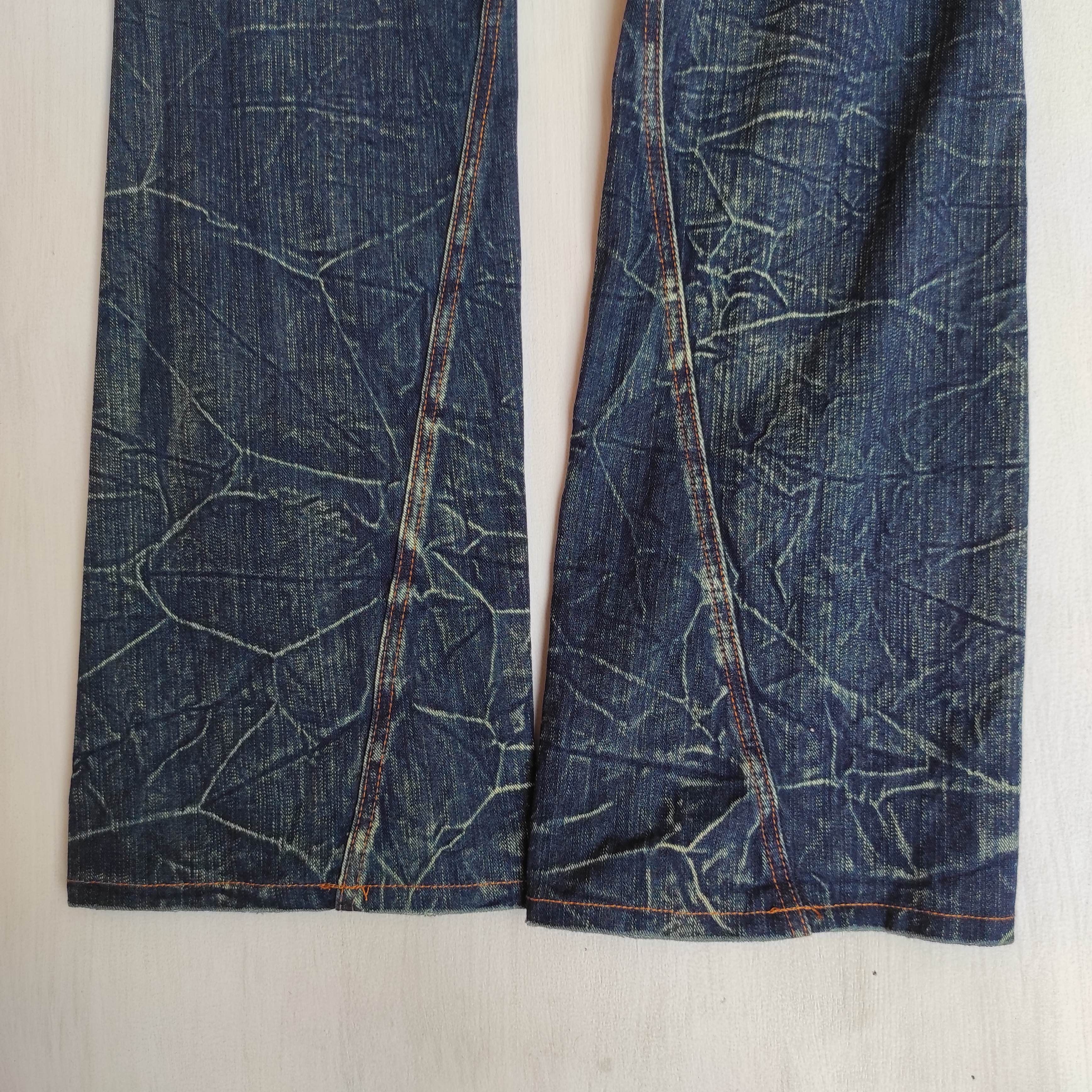 Le Grande Bleu (L.G.B.) Flare Jeans Vintage Nylaus Thunder Denim Bootcut Trousers Size US 30 / EU 46 - 17 Thumbnail