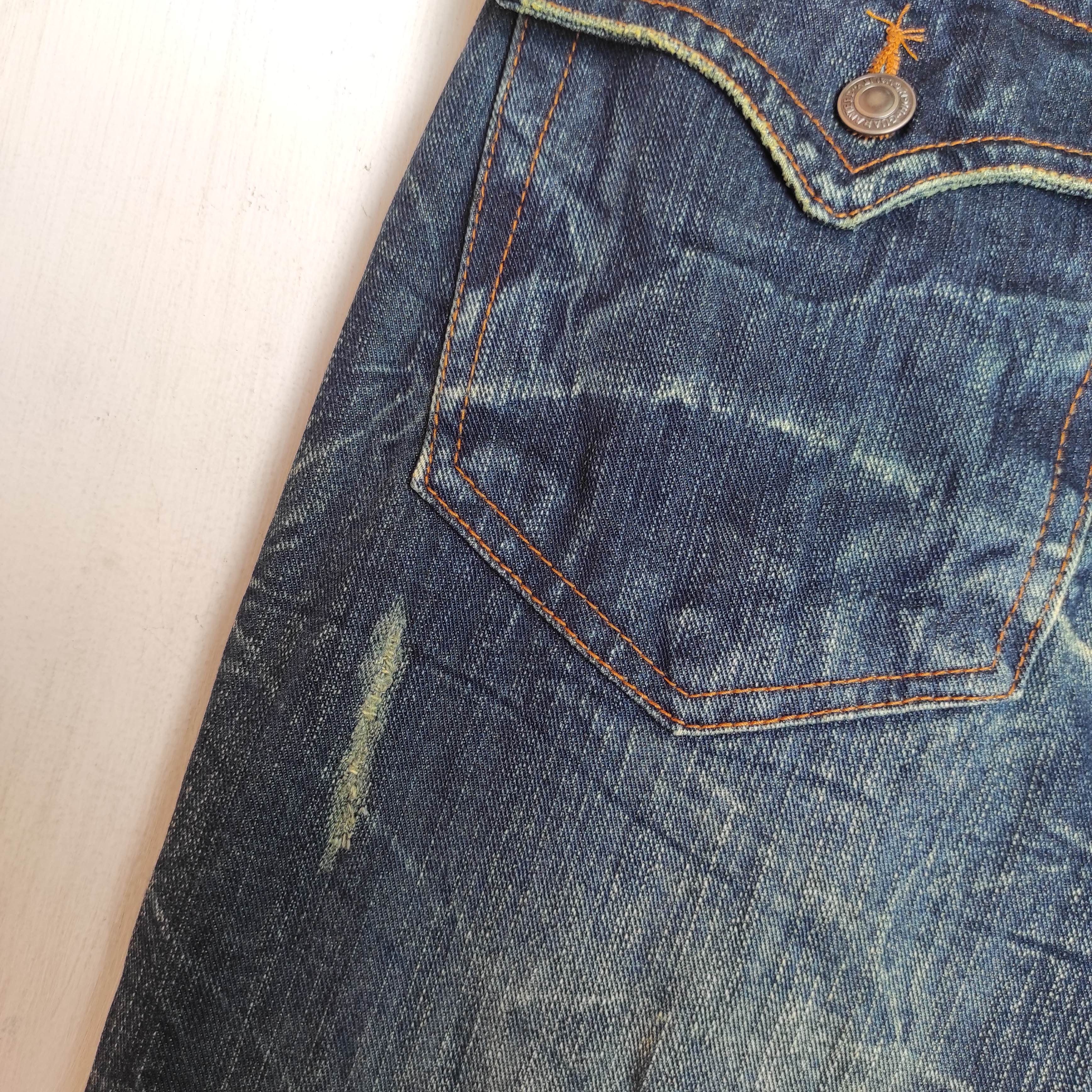 Le Grande Bleu (L.G.B.) Flare Jeans Vintage Nylaus Thunder Denim Bootcut Trousers Size US 30 / EU 46 - 15 Thumbnail