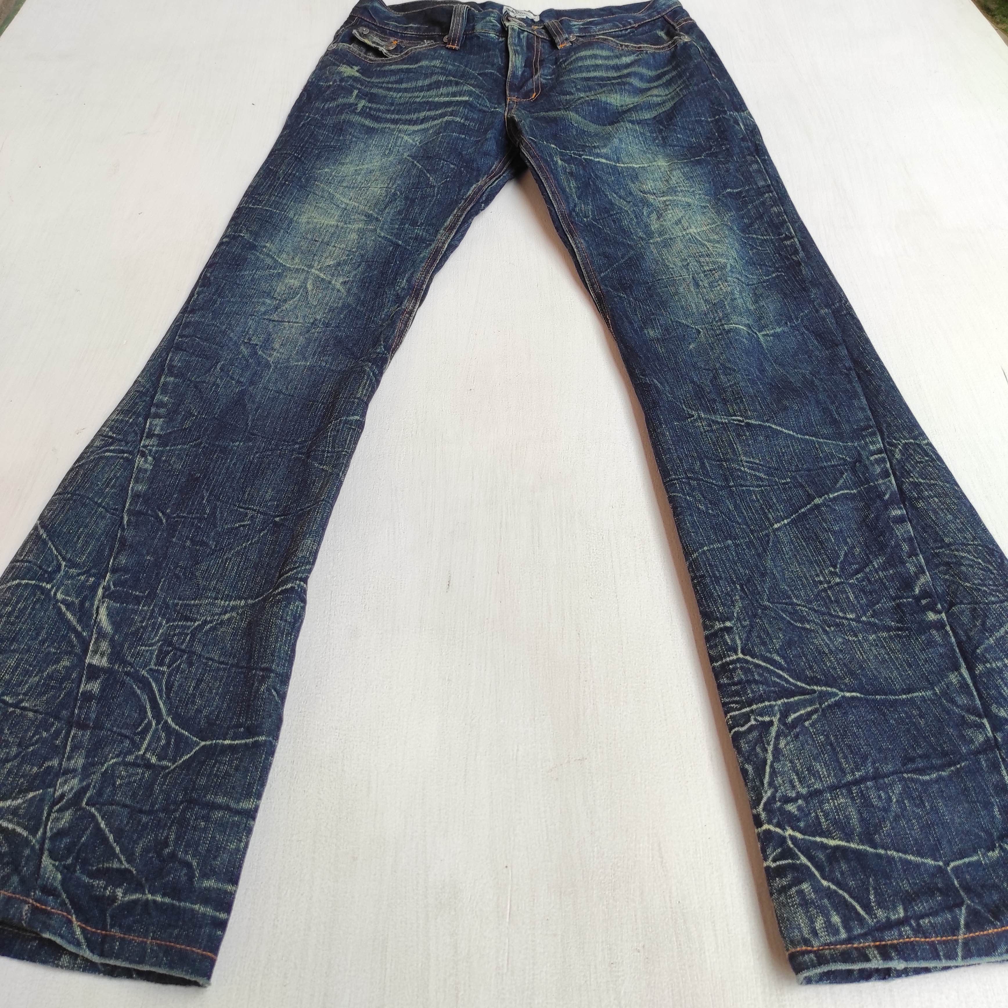 Le Grande Bleu (L.G.B.) Flare Jeans Vintage Nylaus Thunder Denim Bootcut Trousers Size US 30 / EU 46 - 3 Thumbnail