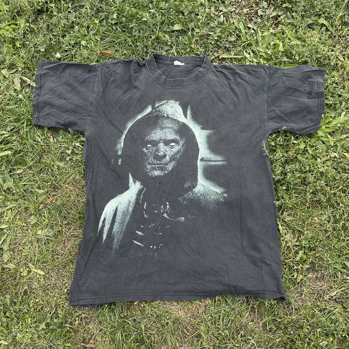 Band Tees Vintage Y2K THRASHED Skulls Vamp Devil Dead Face Horror Tee Size US L / EU 52-54 / 3 - 1 Thumbnail