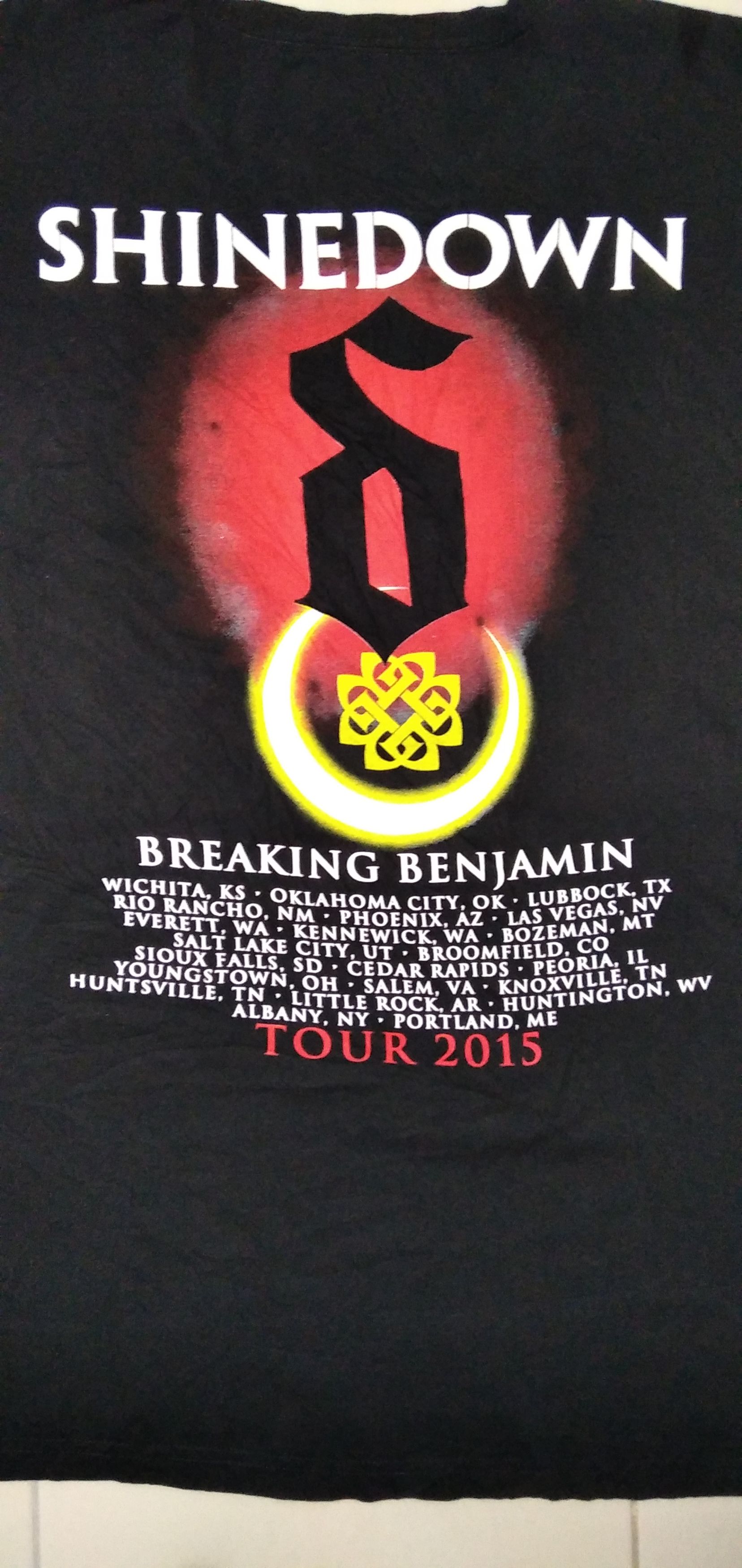 Band Tees Shinedown Tour 2015 Band Tees Size US XL / EU 56 / 4 - 3 Thumbnail