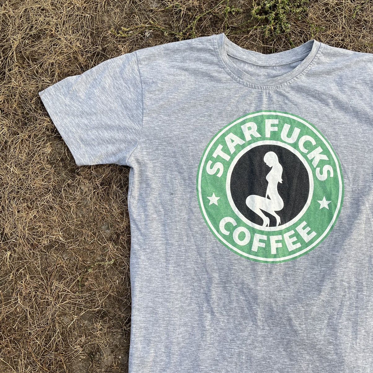 Vintage Y2K Faded Tee Star CK Coffee Buymypiece M