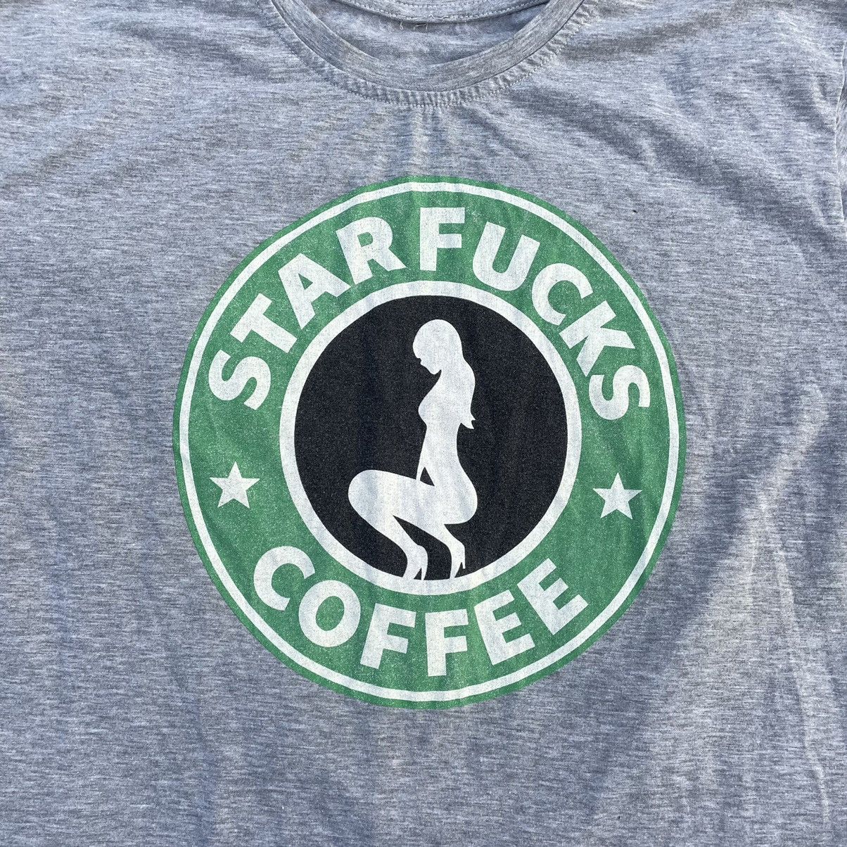 Vintage Y2K Faded Tee Star CK Coffee Buymypiece M