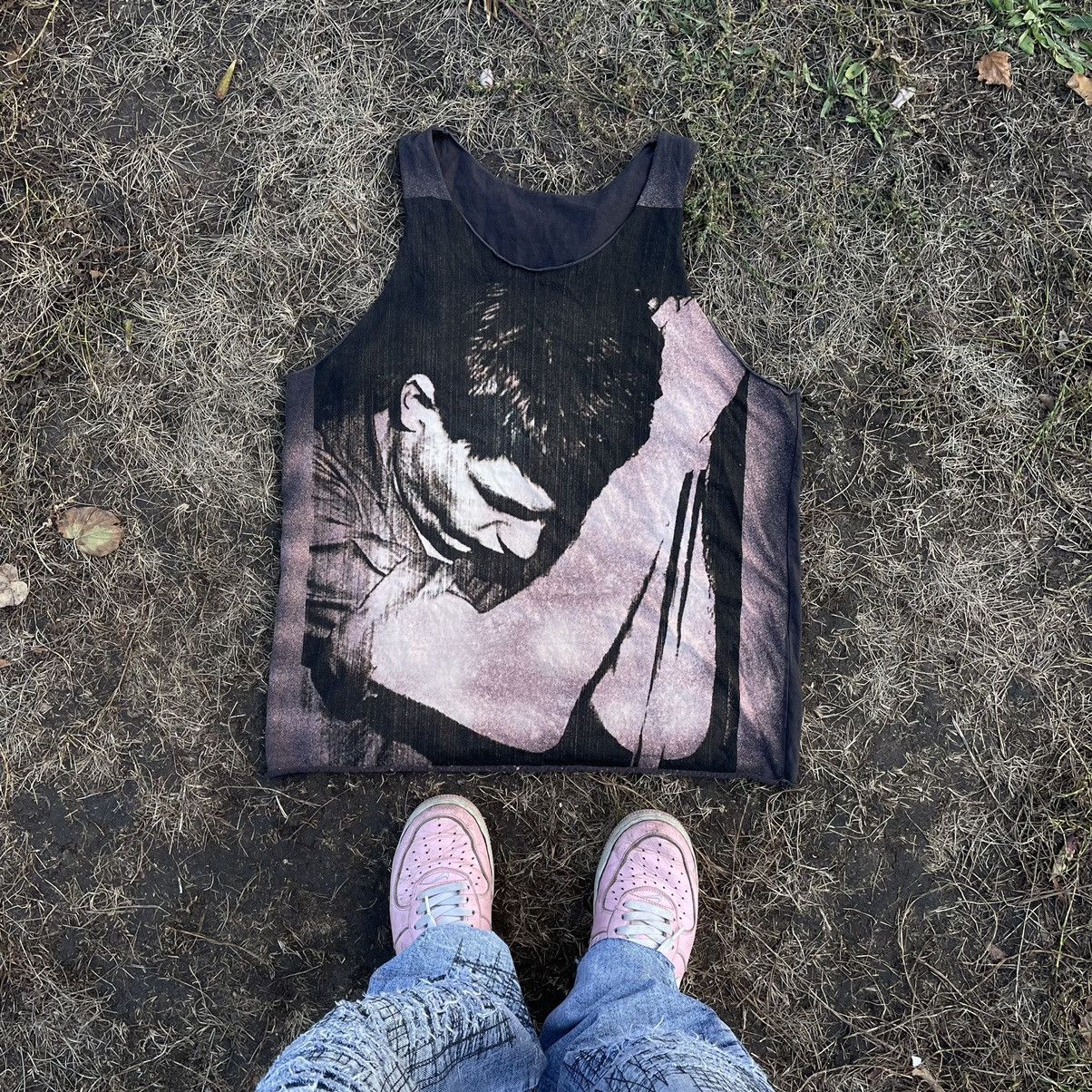 Vintage Vintage 90s Joy Division Graphic Tee Thrashed Grunge Baggy M Size US M / EU 48-50 / 2 - 1 Thumbnail