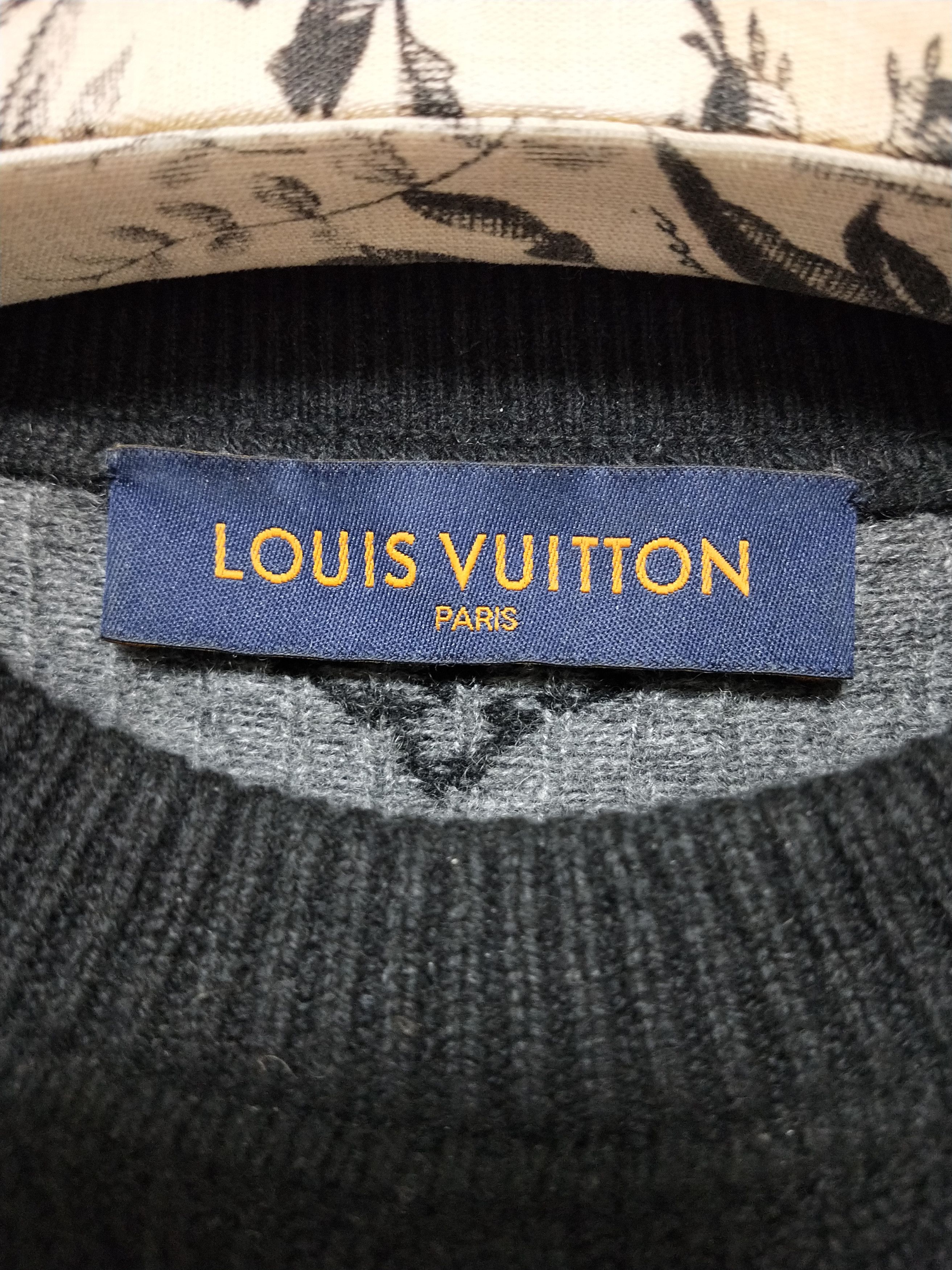 Louis Vuitton Half Monogram Cashmere Sweater Size US L / EU 52-54 / 3 - 4 Thumbnail