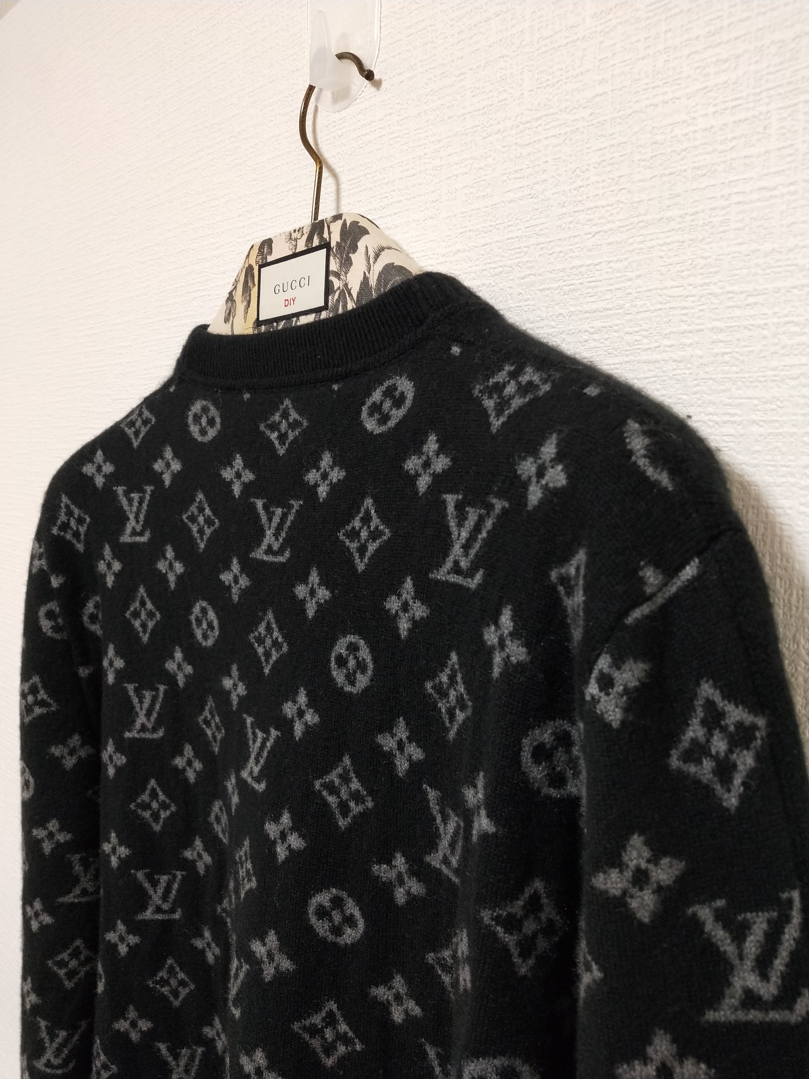 Louis Vuitton Half Monogram Cashmere Sweater Size US L / EU 52-54 / 3 - 3 Thumbnail