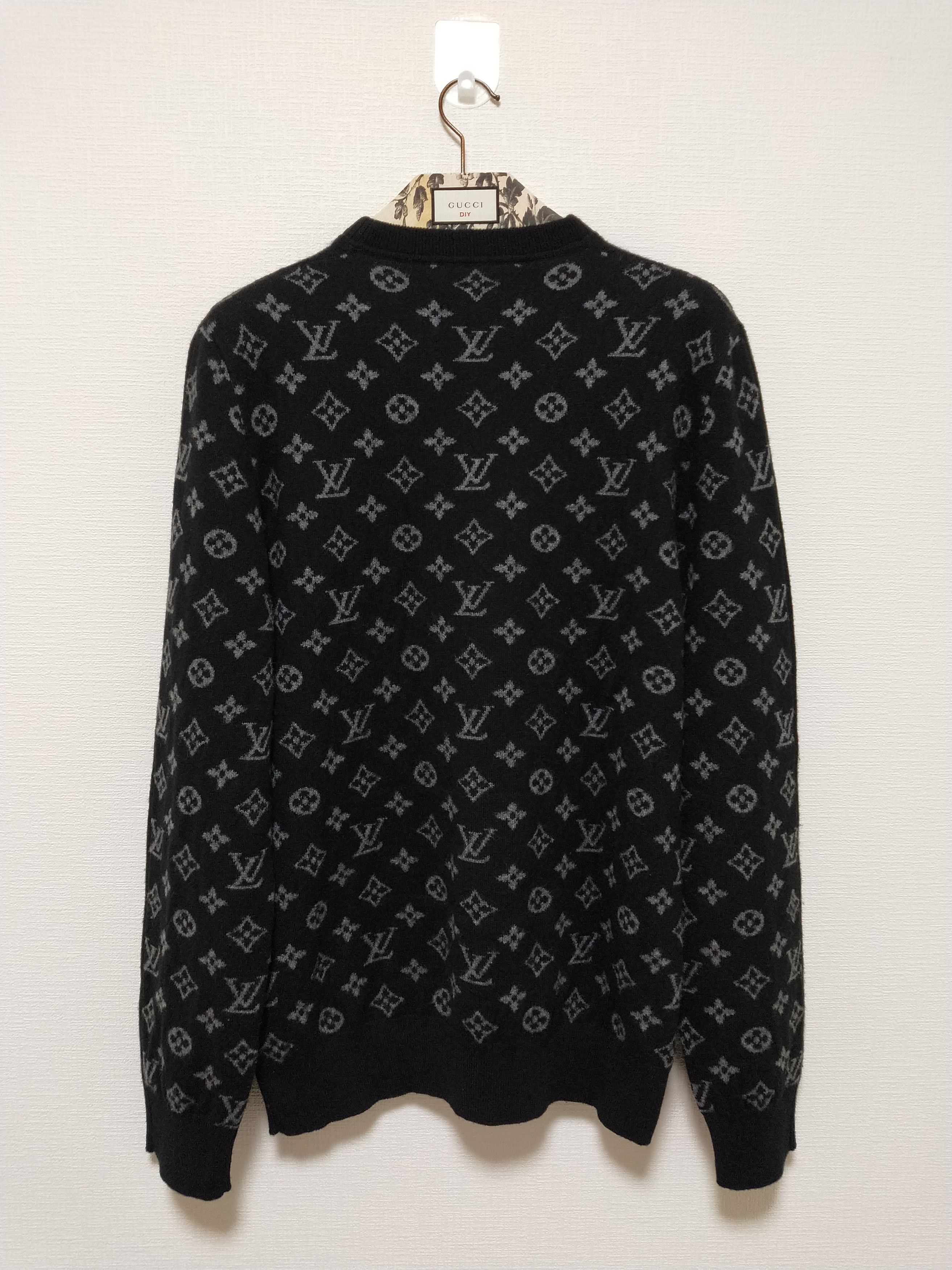 Louis Vuitton Half Monogram Cashmere Sweater | Grailed