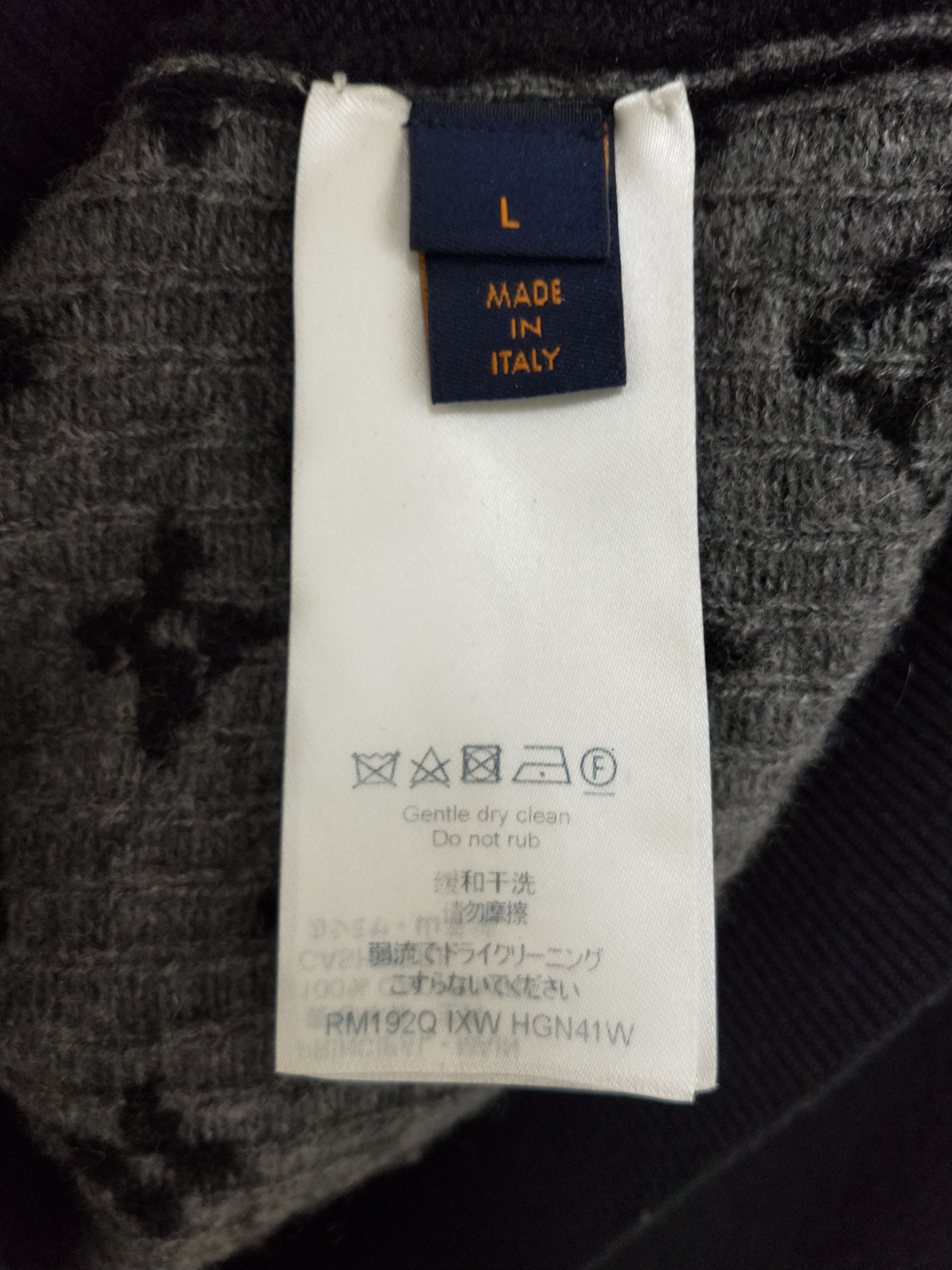 Louis Vuitton Half Monogram Cashmere Sweater Size US L / EU 52-54 / 3 - 5 Thumbnail