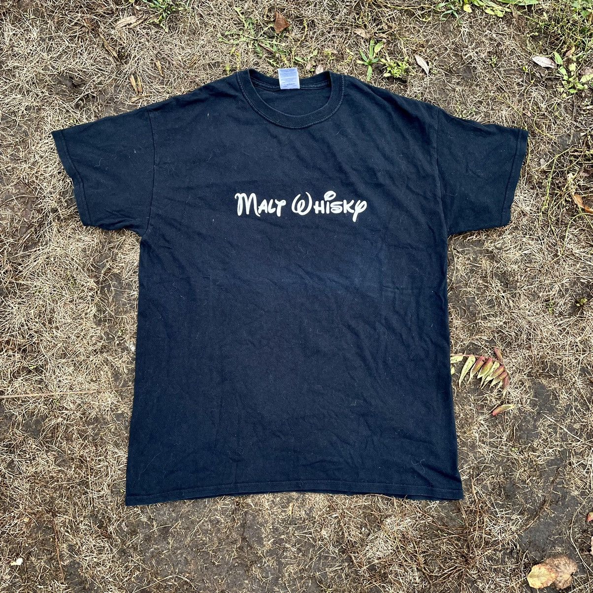 Vintage Vintage Y2K Malt Whisky Graphic Tee Humor Streetwear Baggy L Size US L / EU 52-54 / 3 - 1 Thumbnail