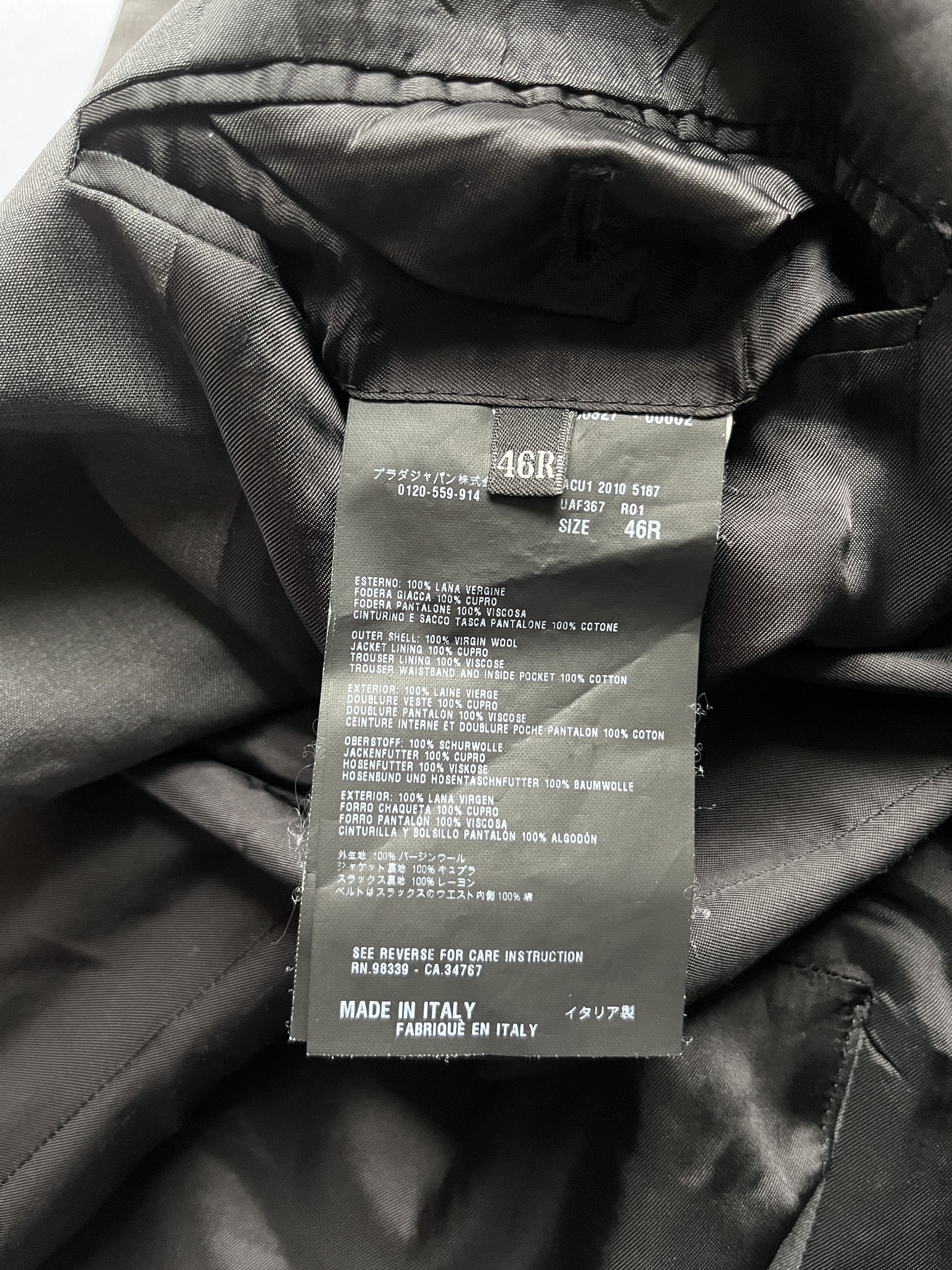 Prada ⚡️QUICK SALE⚡️2010 Prada Grey/Brown Jacket Blazer Size US S / EU 44-46 / 1 - 4 Thumbnail