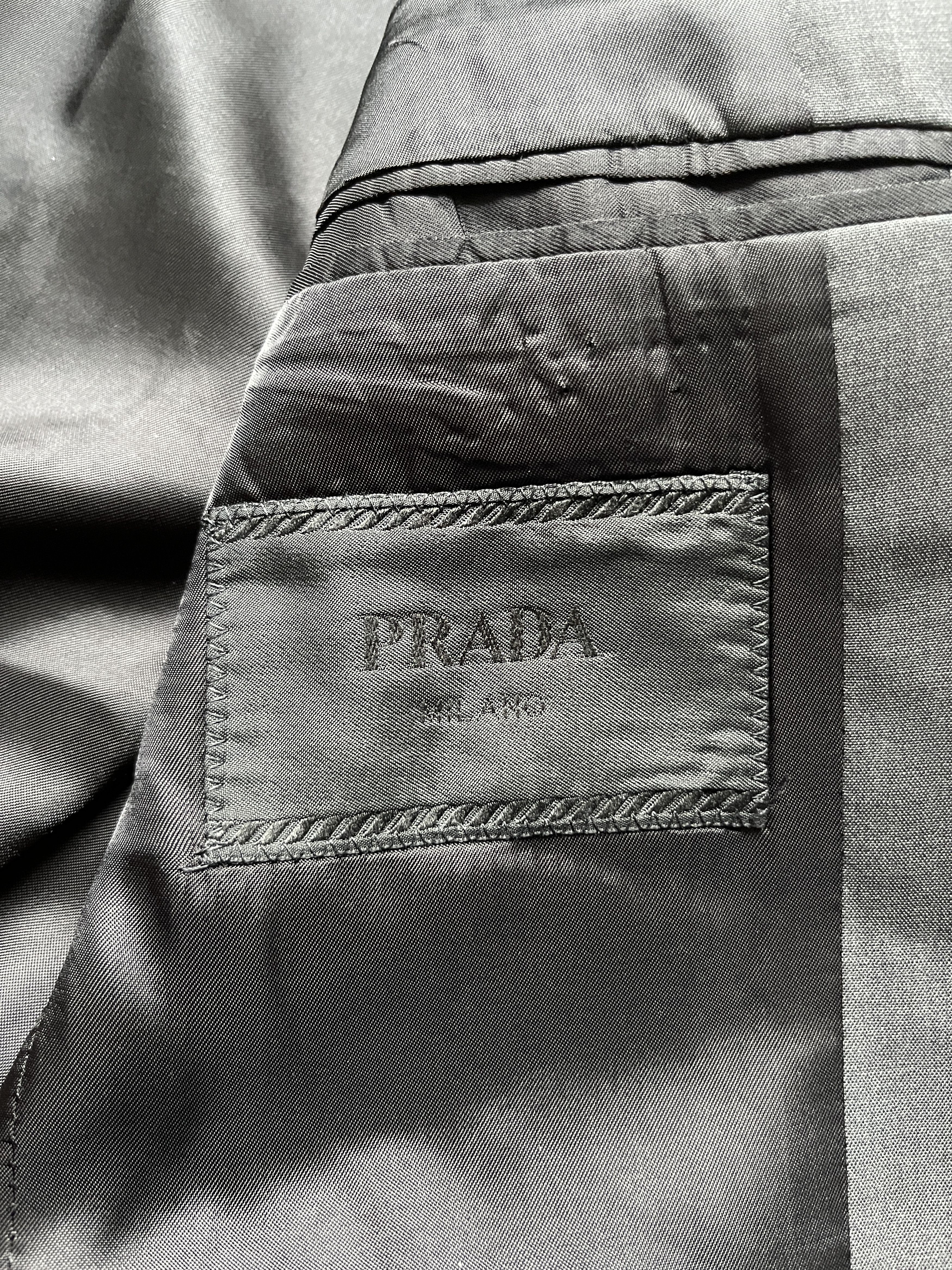 Prada ⚡️QUICK SALE⚡️2010 Prada Grey/Brown Jacket Blazer Size US S / EU 44-46 / 1 - 3 Thumbnail
