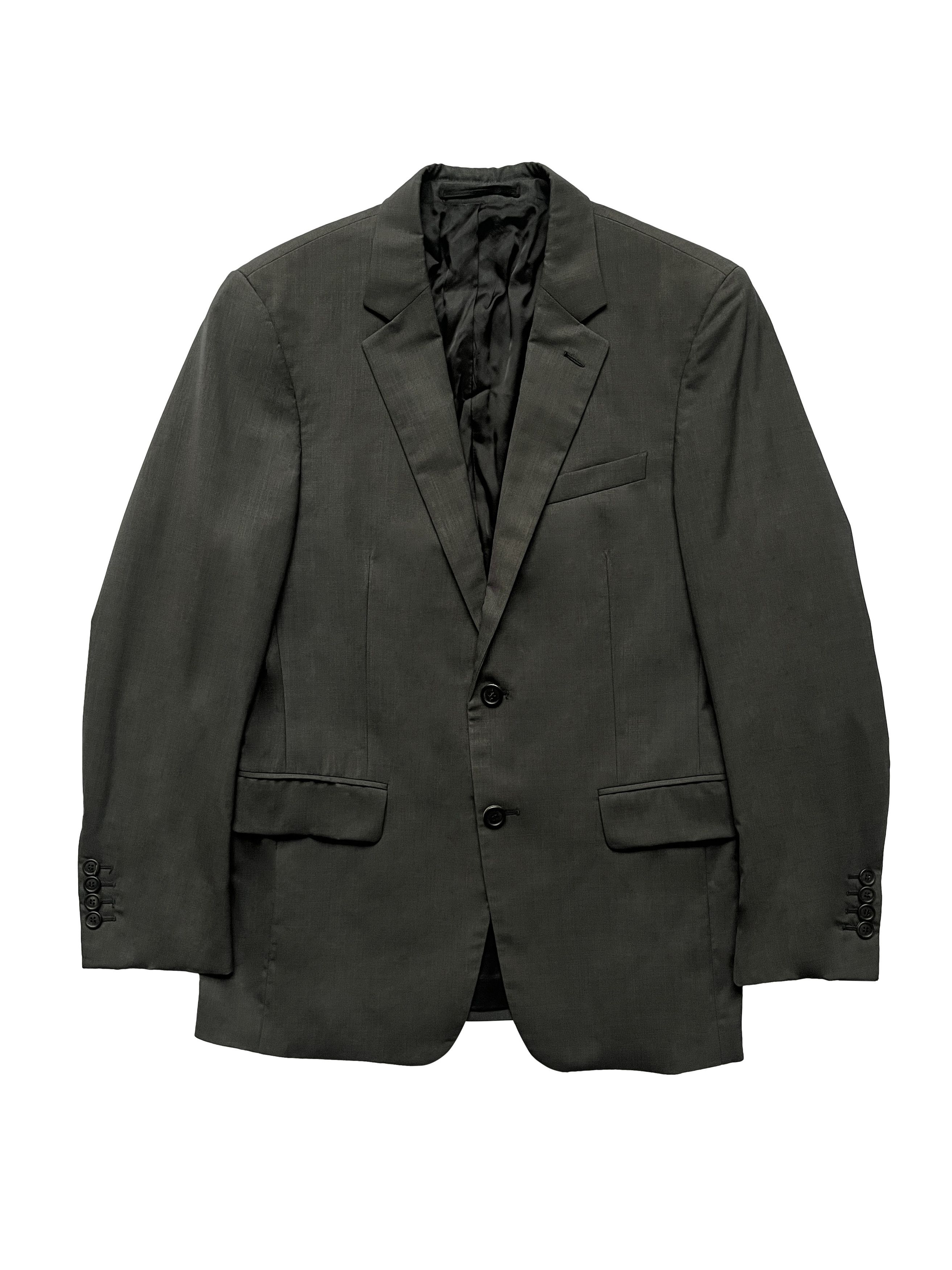 Prada ⚡️QUICK SALE⚡️2010 Prada Grey/Brown Jacket Blazer Size US S / EU 44-46 / 1 - 1 Thumbnail