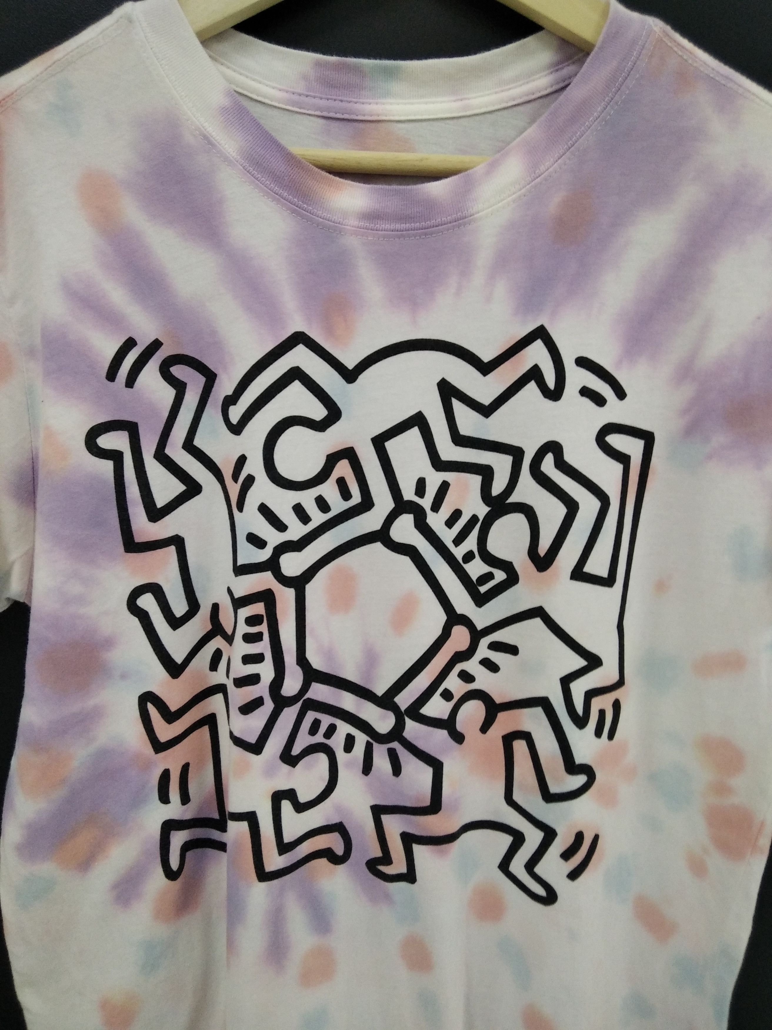 Keith Haring Vintage Keith Haring tie dye Tee Size US M / EU 48-50 / 2 - 4 Thumbnail