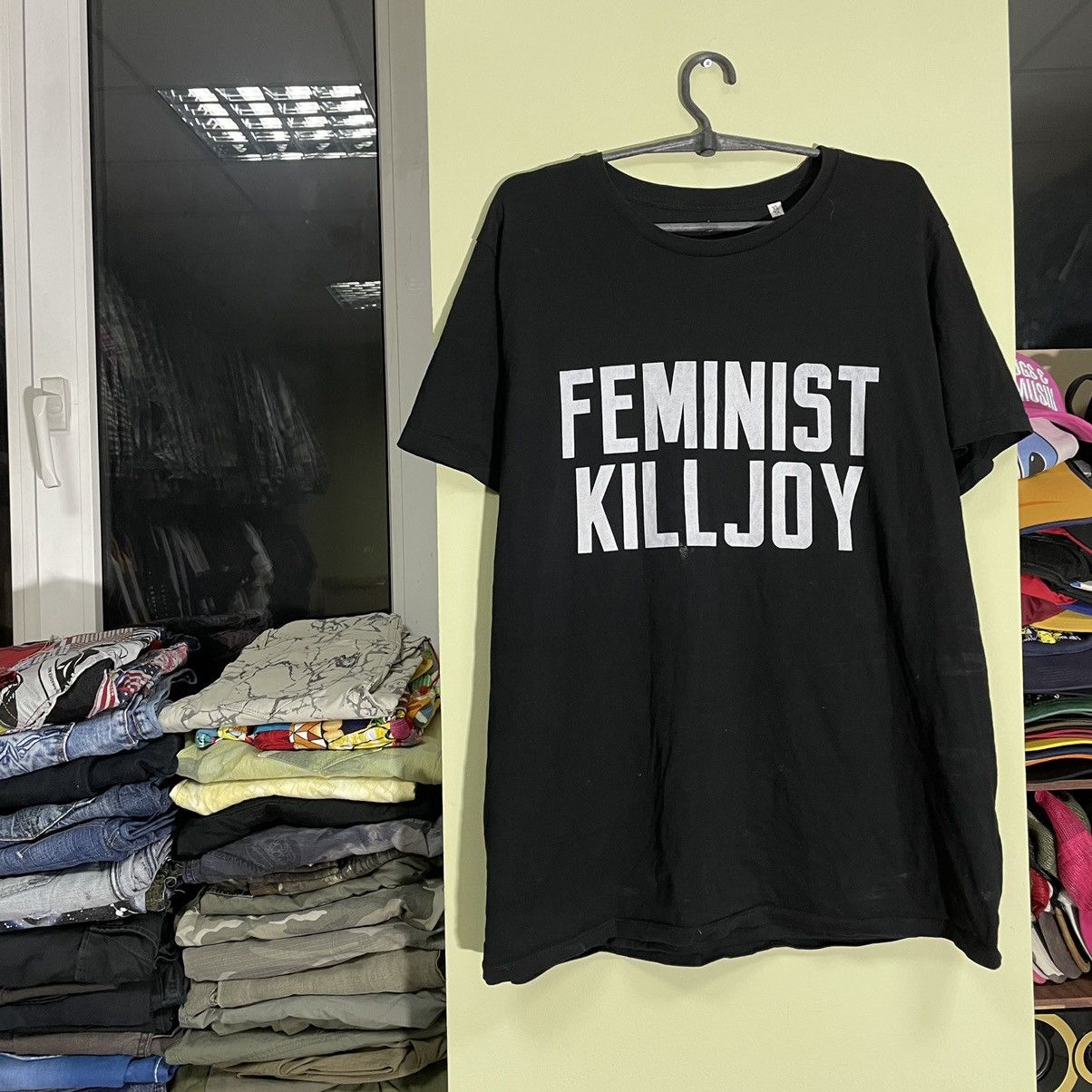 Vintage Vintage Y2K Feminist Killjoy Graphic Tee Punk Streetwear L Size US L / EU 52-54 / 3 - 3 Thumbnail
