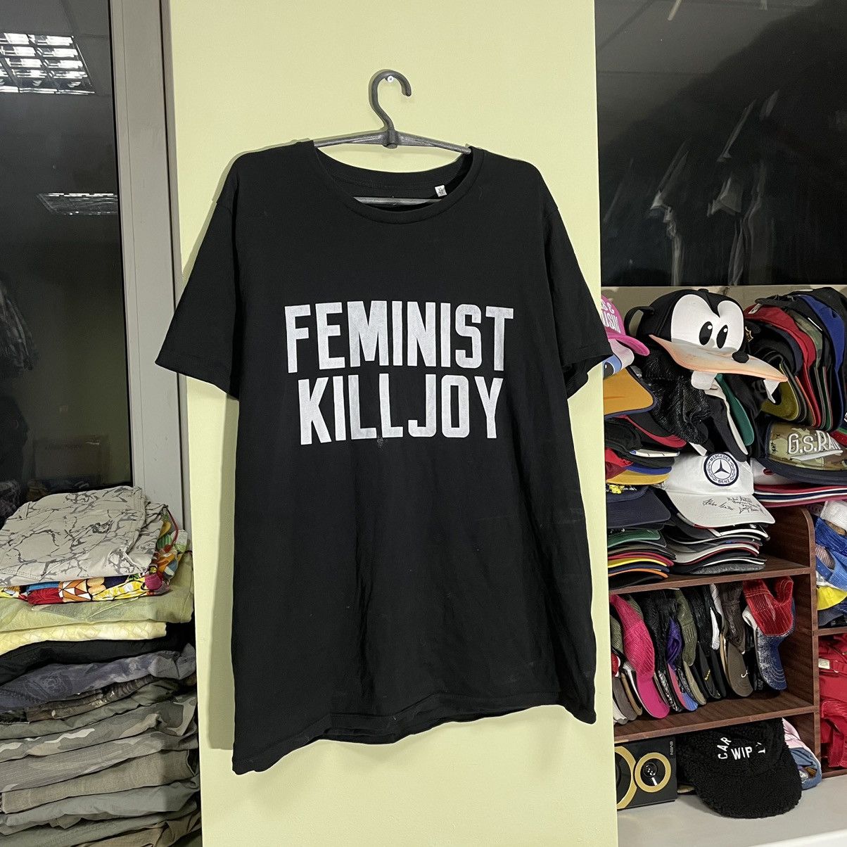 Vintage Vintage Y2K Feminist Killjoy Graphic Tee Punk Streetwear L Size US L / EU 52-54 / 3 - 2 Thumbnail