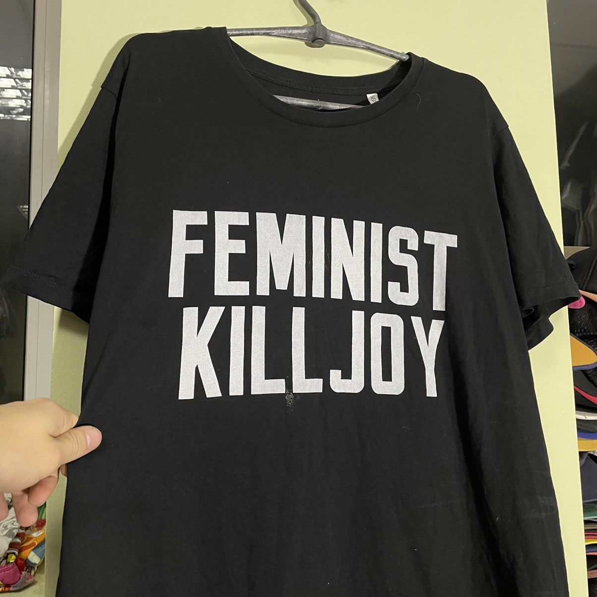 Vintage Vintage Y2K Feminist Killjoy Graphic Tee Punk Streetwear L Size US L / EU 52-54 / 3 - 5 Thumbnail