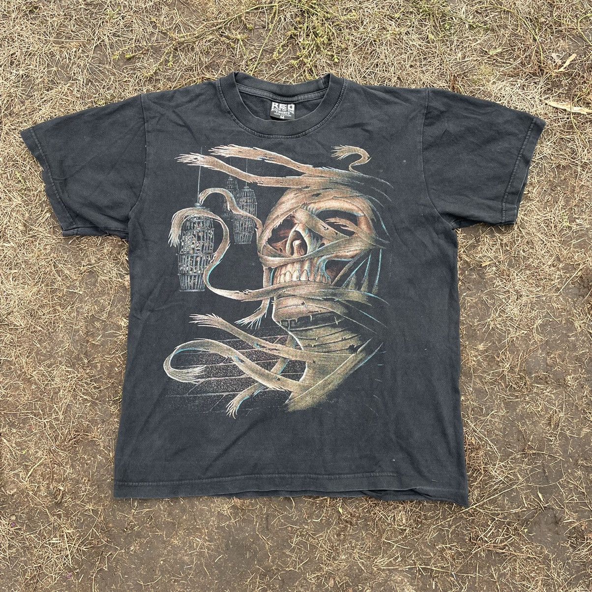 Band Tees Vintage Y2K Tee Skulls Dead Face Horror Rock M Size US M / EU 48-50 / 2 - 1 Thumbnail