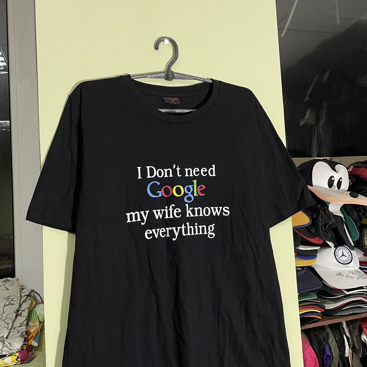 Vintage Y2K Google Humor Graphic Tee Oversized Skate Streetwear L Size US L / EU 52-54 / 3 - 2 Thumbnail